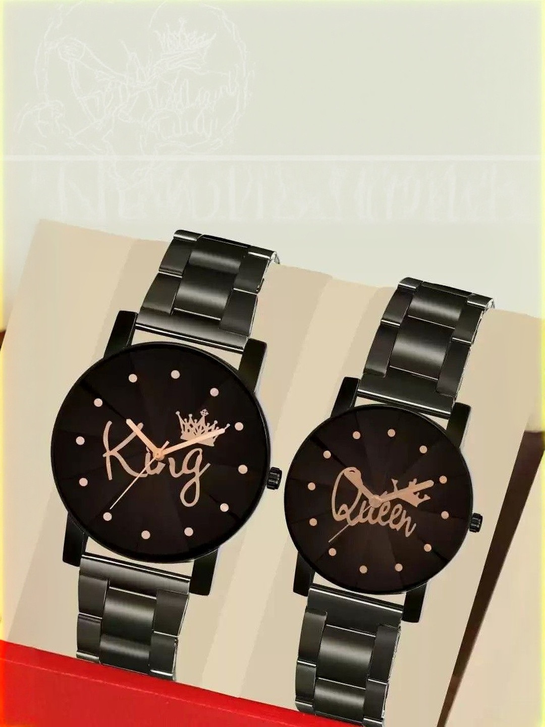 WATCHSTAR Unisex Dial & Stainless Steel Straps Analogue Watch Raja Rani Metal Pro -V