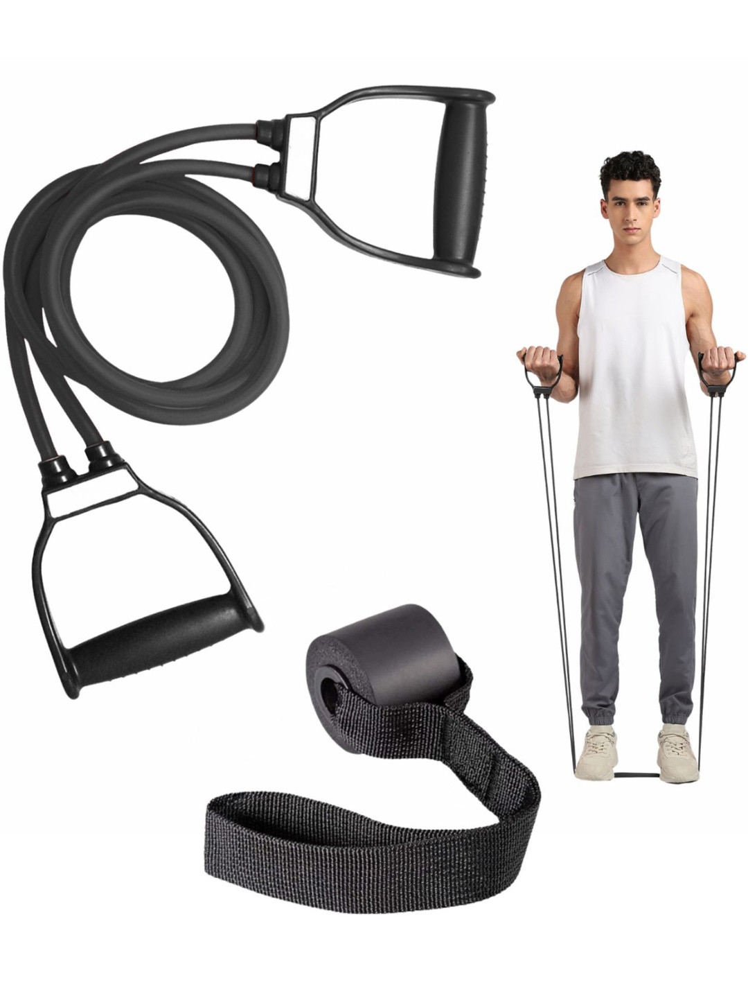 ADRENEX Men 2-Pcs Latex Resistance Bands