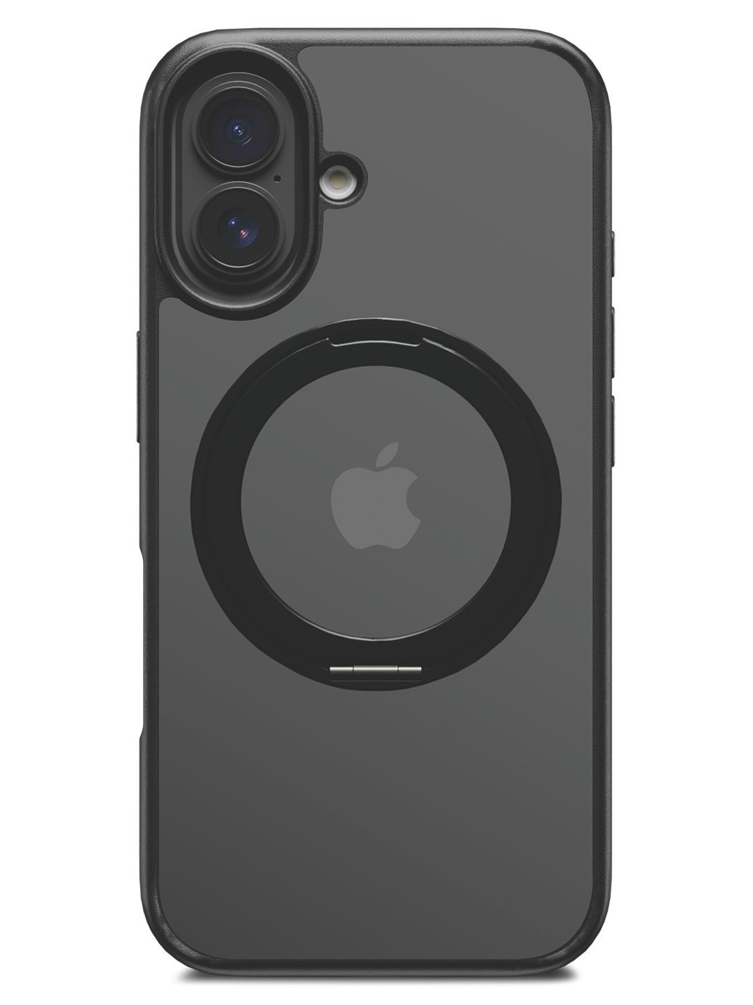 DailyObjects Solid Printed iPhone 16 Back Case With Rotatable Stand Case Cover