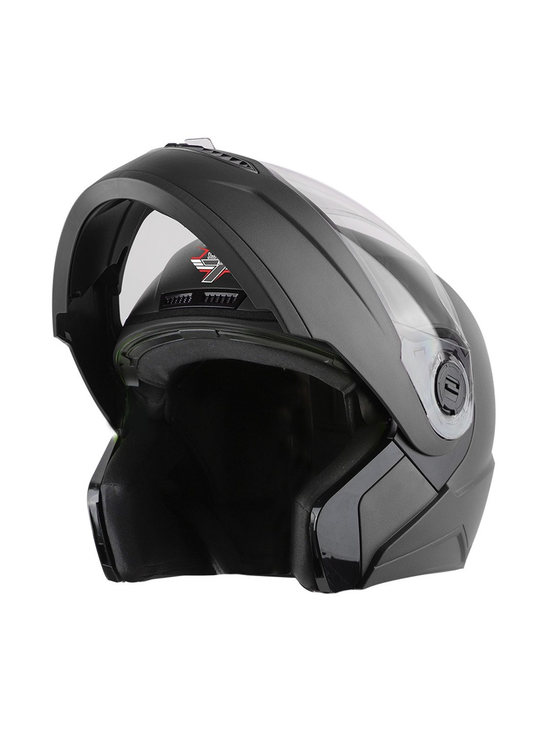 Steelbird SBA 7 Dashing Flip-Up ISI Certified Scratch-Resistant Motorbike Helmet