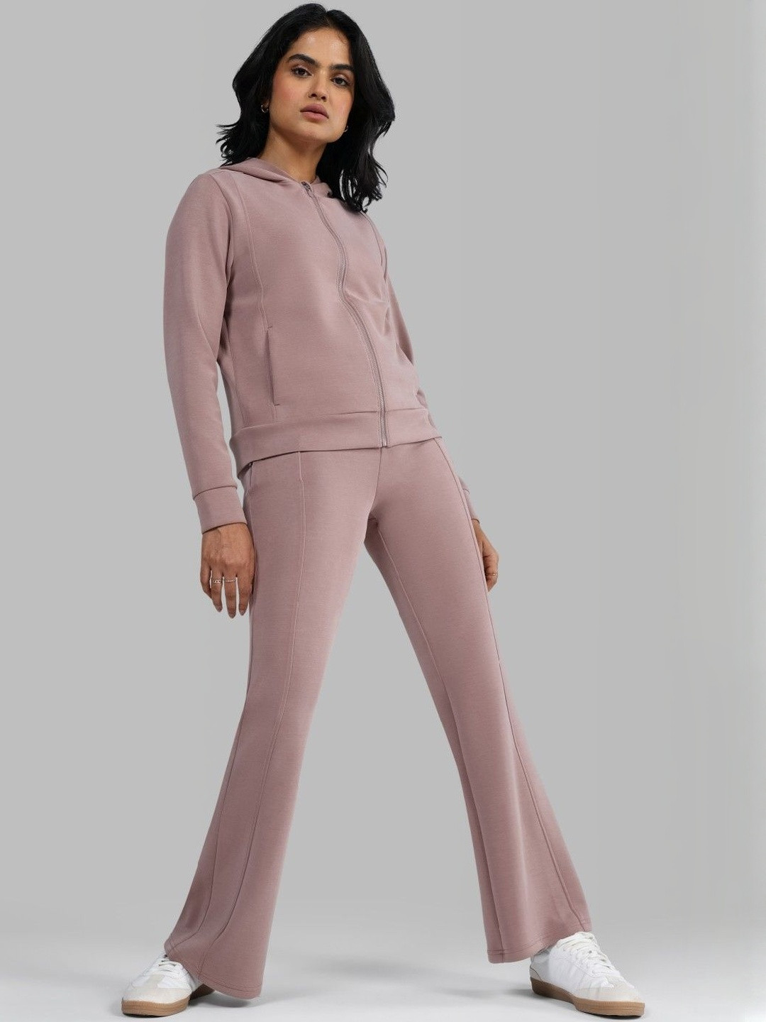 Blissclub Women Bare Butter Flare Regular Pants
