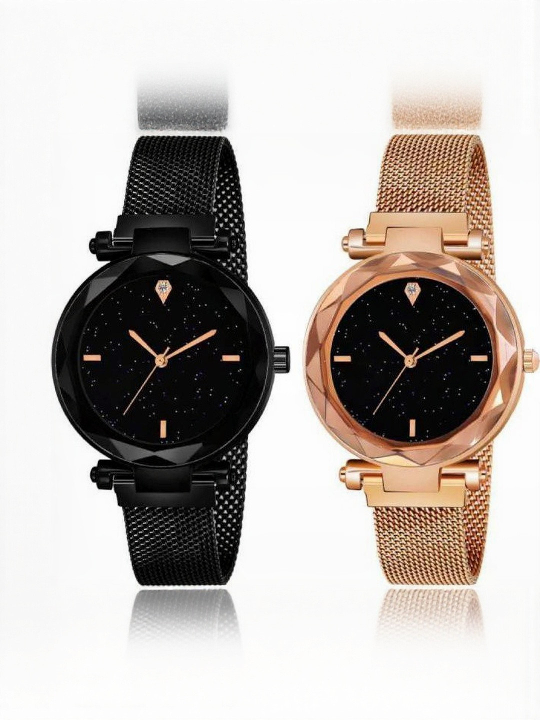 WATCHSTAR Women Dial & Straps Analogue Watch MG GOLD &BLK