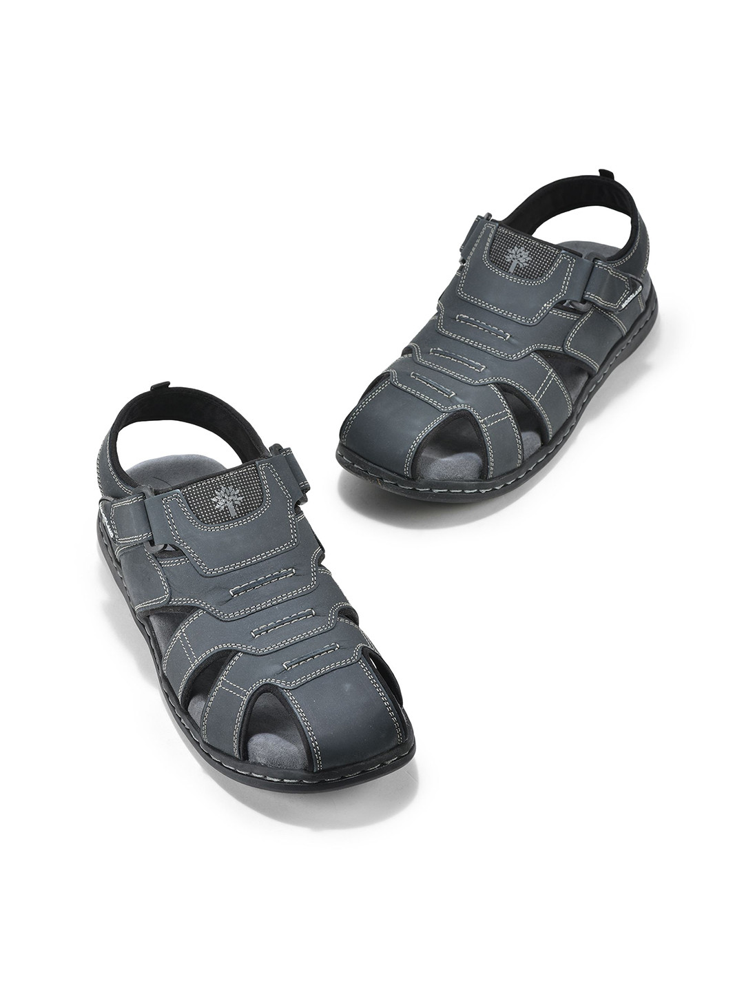 Woodland Men Regular Fisherman Sandals With Velcro Fastening