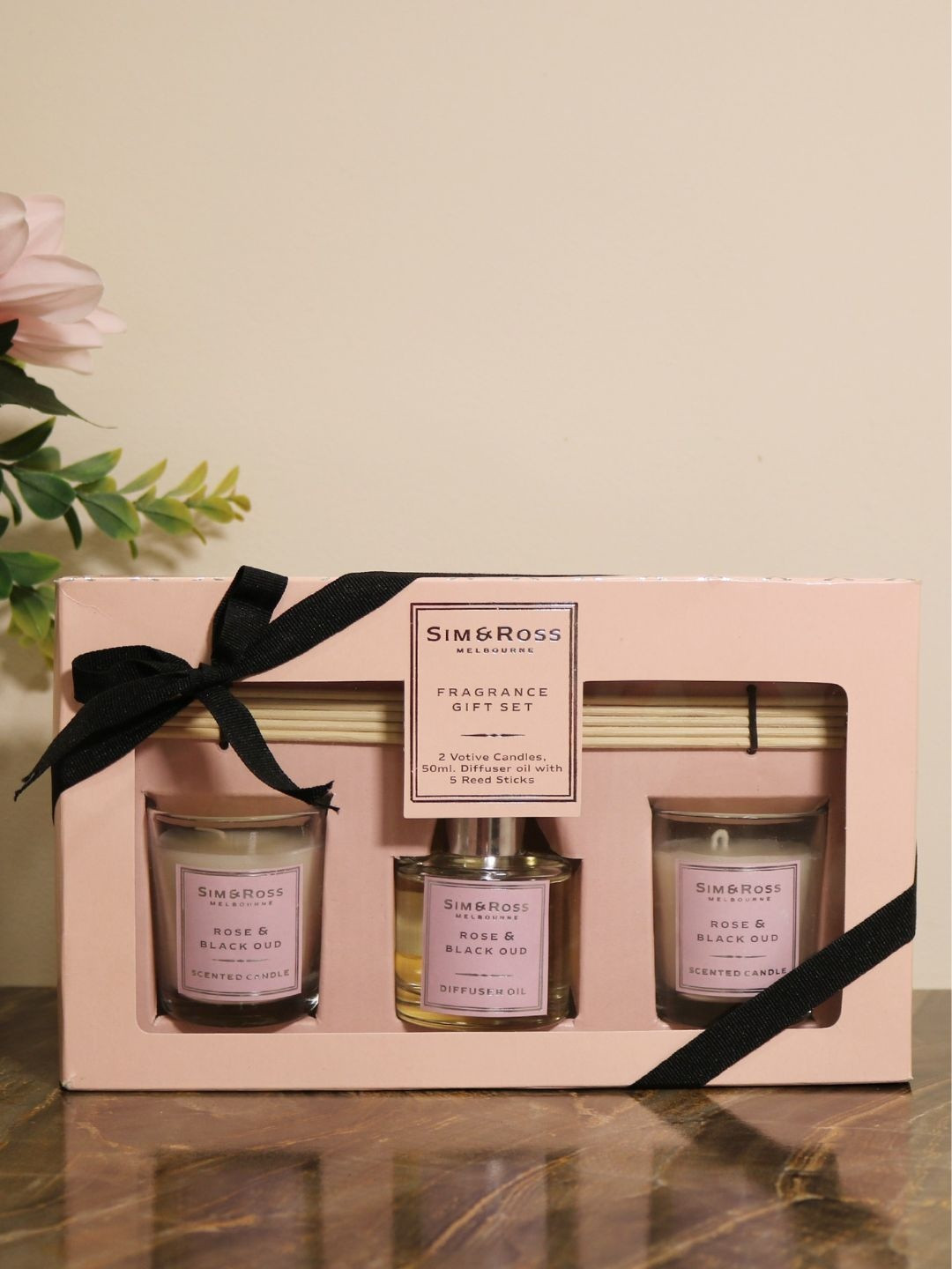 Sim & Ross 3 Pieces Blue Rose & Black Oud Fragrance Gift Set