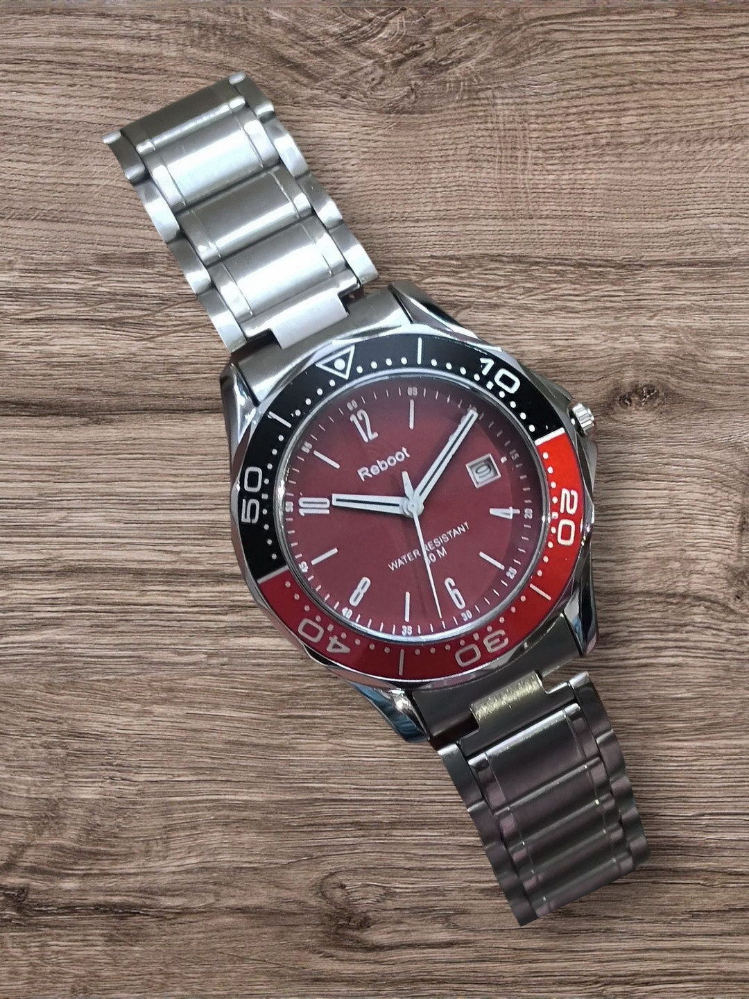 REBOOT Men Stainless Steel Wrap Around Straps Analogue Watches 1634