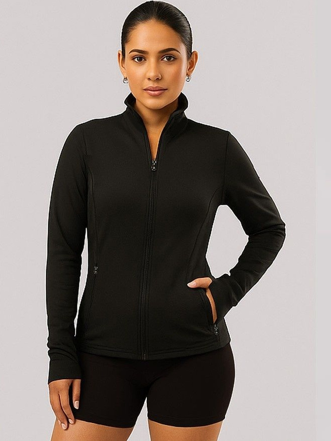 STREET BUGS Women Brand Logo Lightweight Running Sporty Jacket