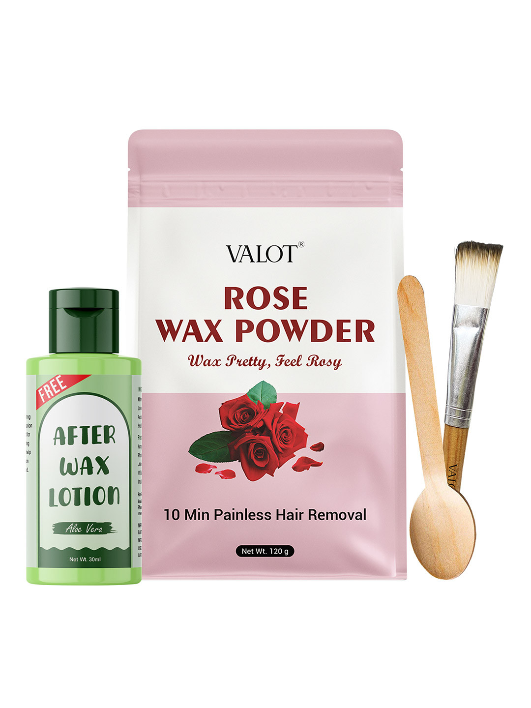 VALOT Rose Wax Powder For Instant Hair Removal - 120 g