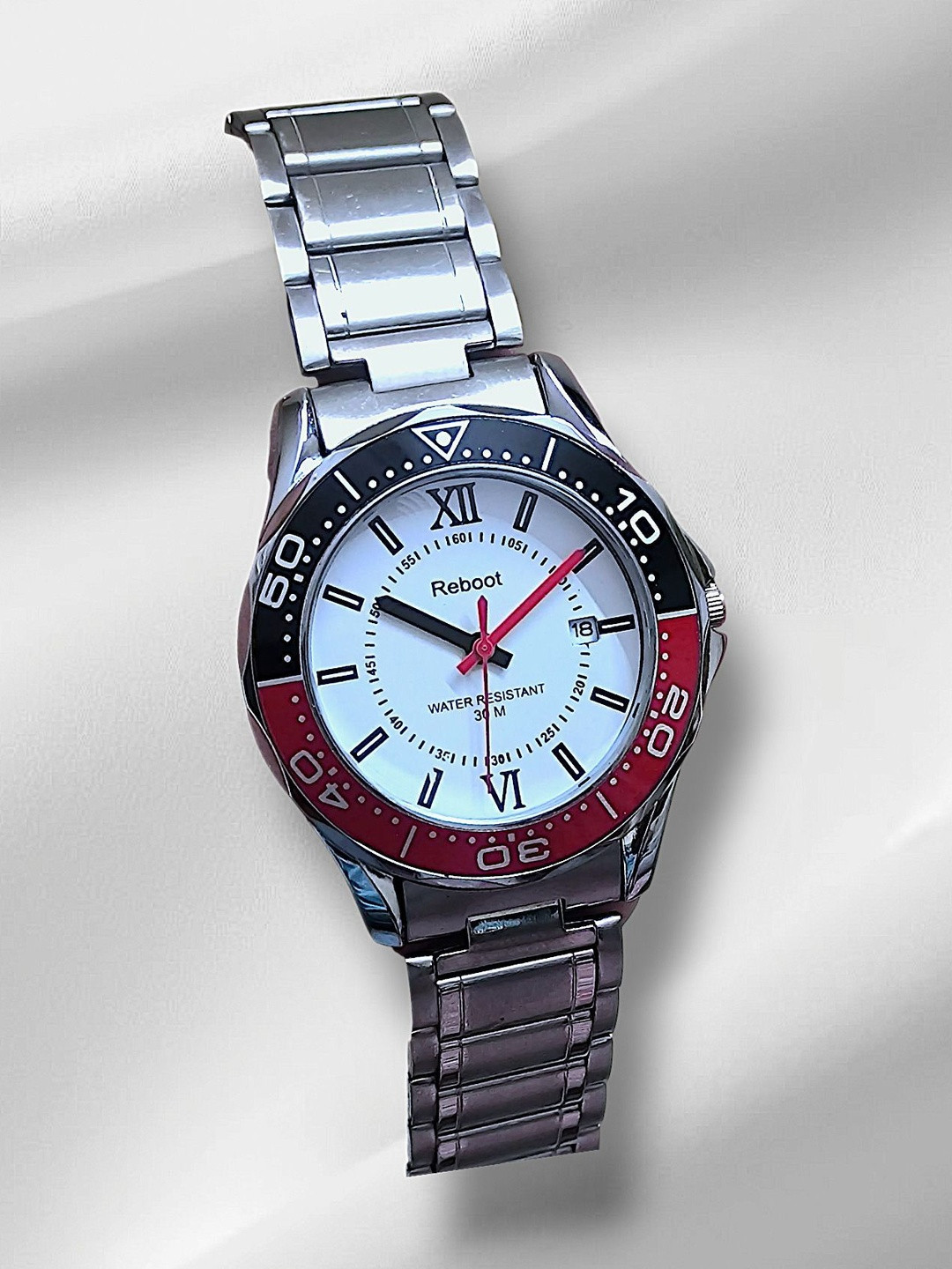 REBOOT Men Dial & Stainless Steel Straps Watches 1630 New Designer Ring Watch WR