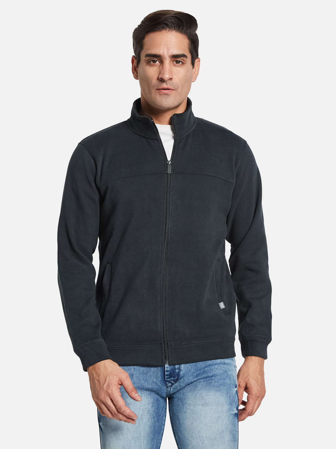 Octave German Suede Ultra Warm Front-Open Sweatshirt