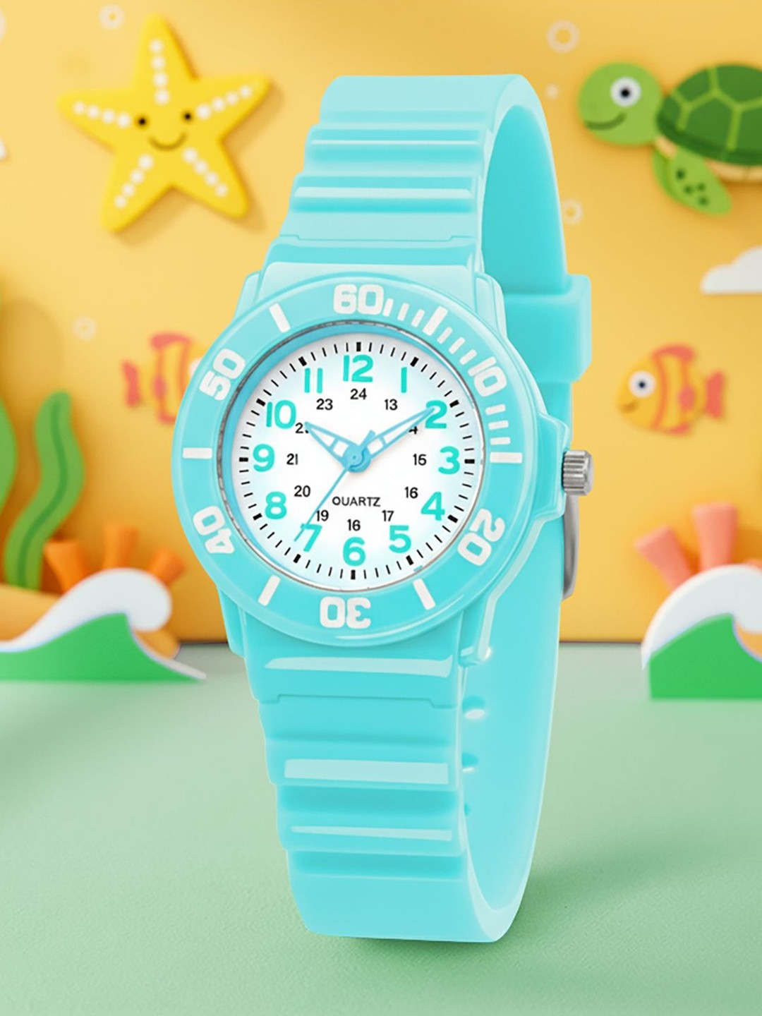 Time Up Unisex Kids Dial & Cut Work Straps Analogue Watch BTR-RINGER-5