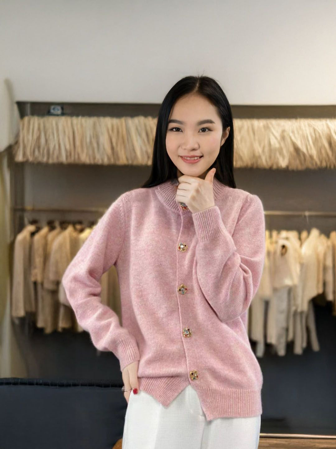 StyleCast Women Round Neck Full Sleeves Cardigan Swetaer