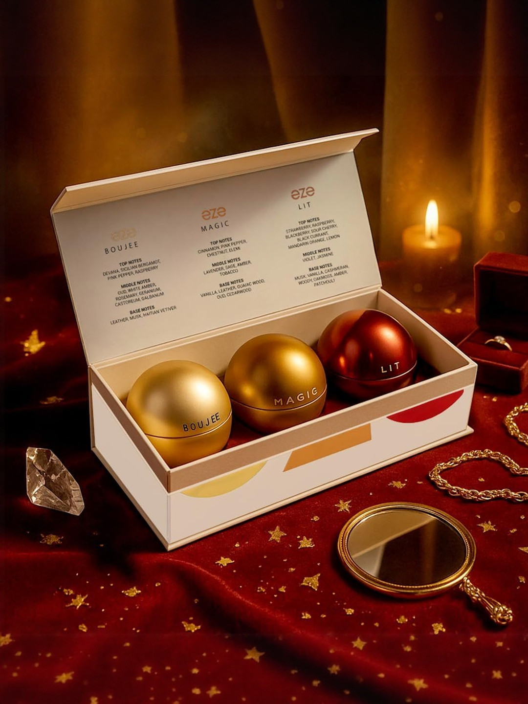 EZE Set Of 3 Magic & Lit & Boujee Long Lasting Eau de Parfum - 30 ml Each