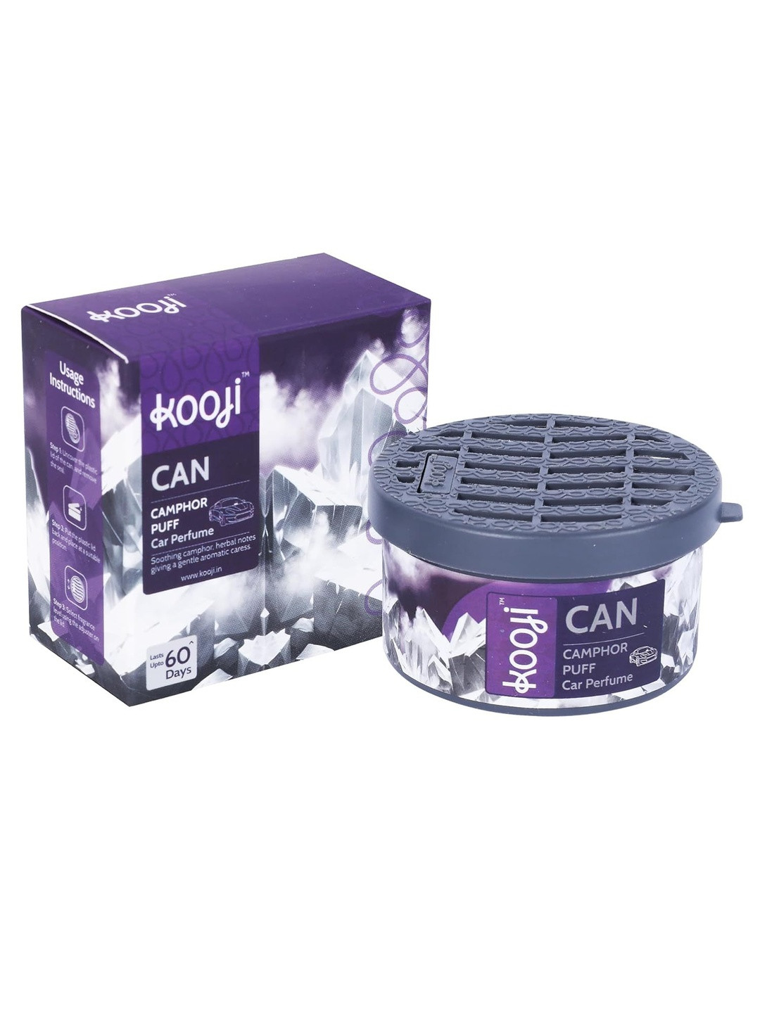 Kooji Blue & White Herbal Aroma Car Air Freshener - 10 ml