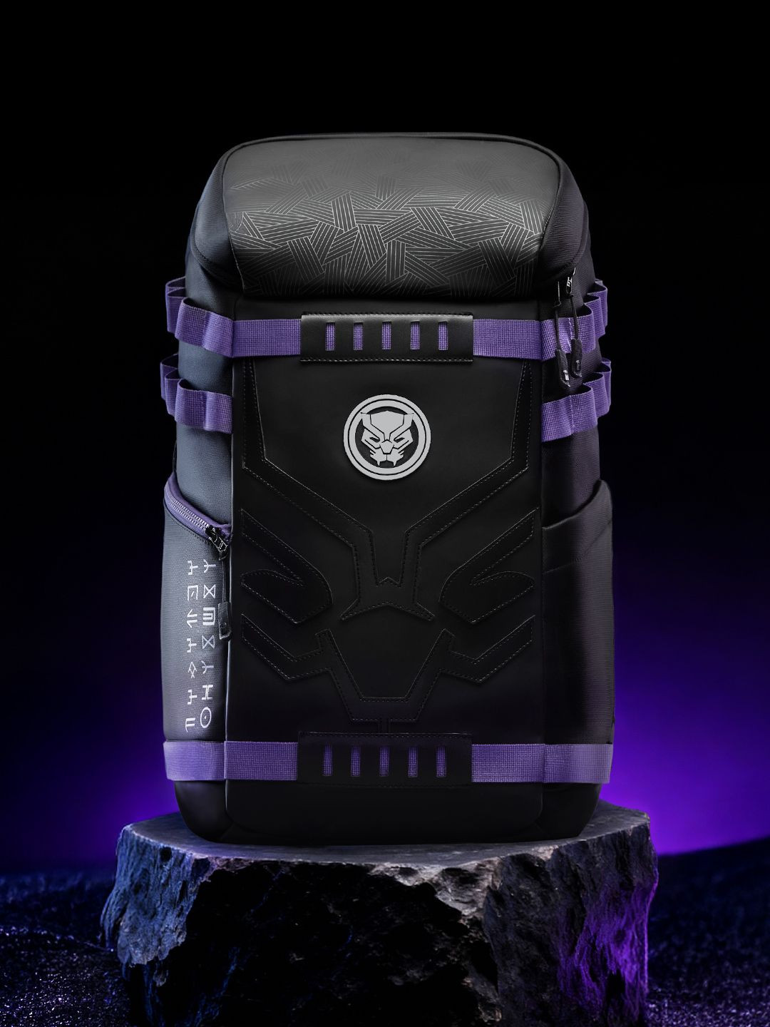 The Souled Store Black Panther: Tactical Pack Men Graphic Backpack