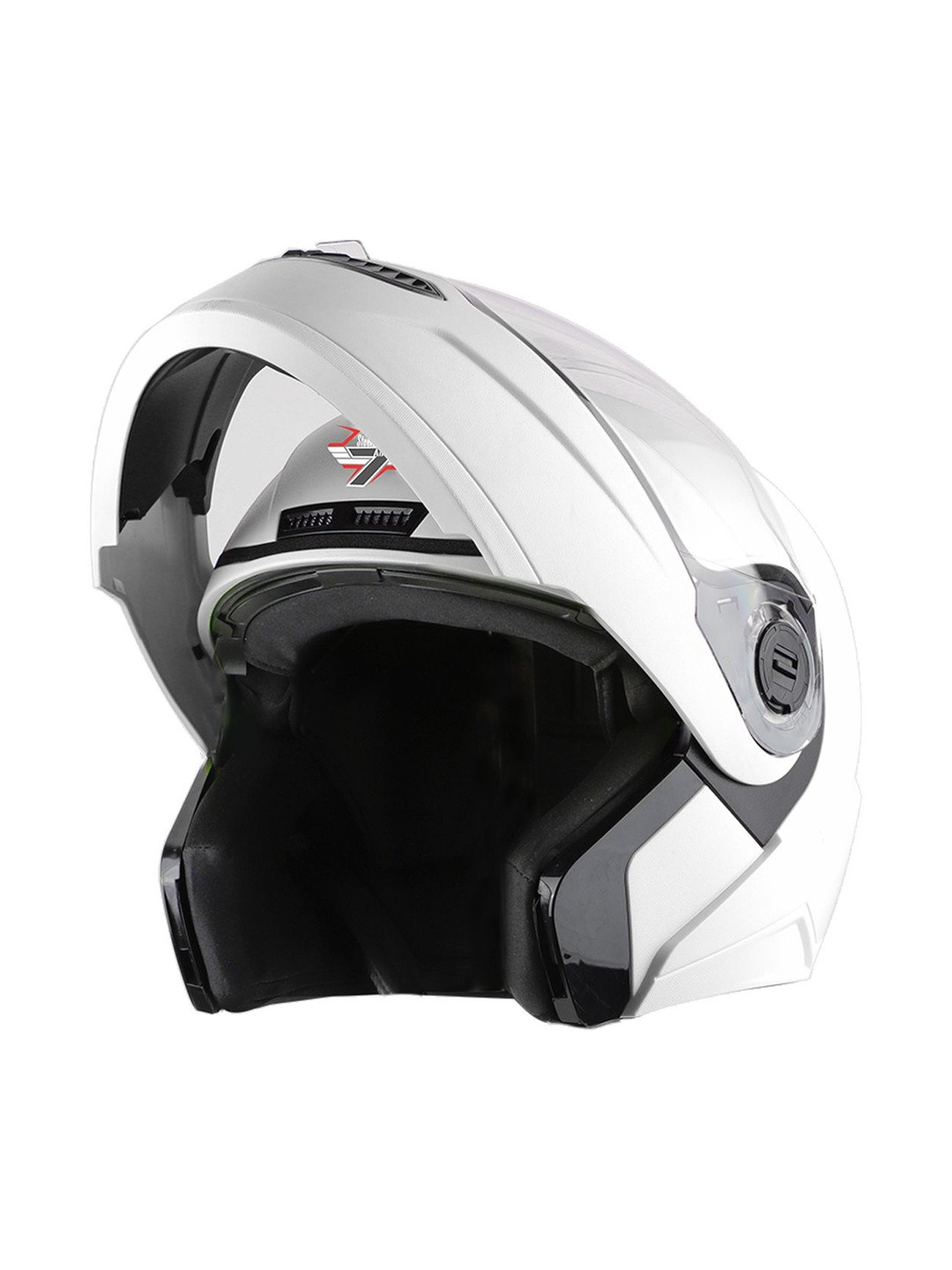 Steelbird Men SBA 7 Dashing Flip-Up ISI Certified Scratch-Resistant Motorbike Helmet