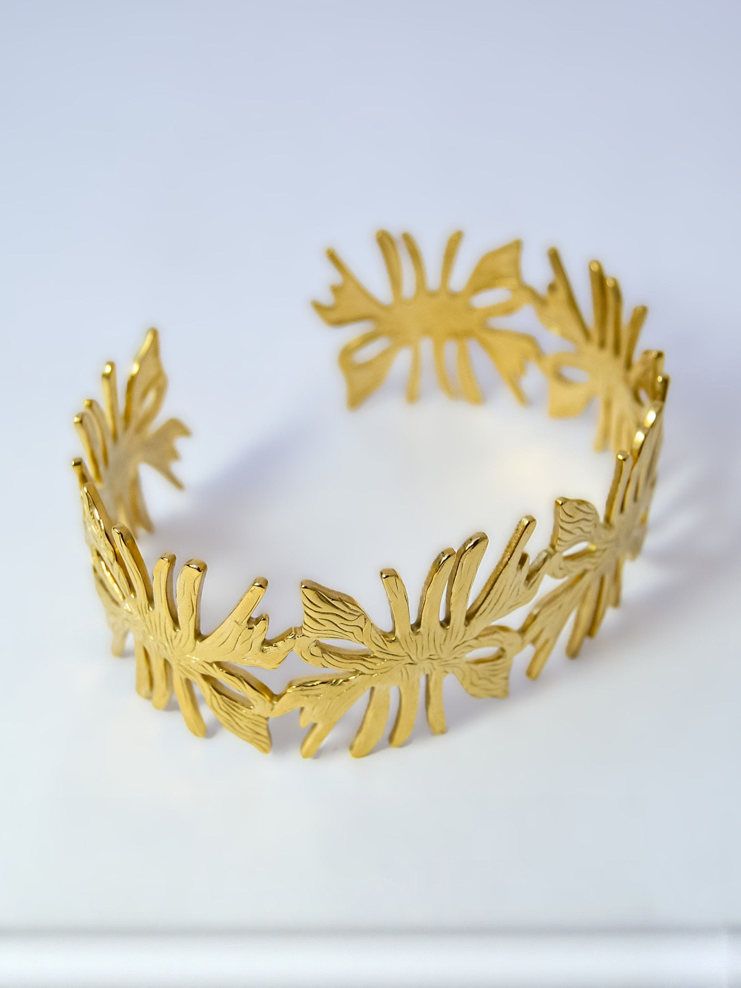 GMM Luxe Women Gold-Plated Multistrand Bracelet