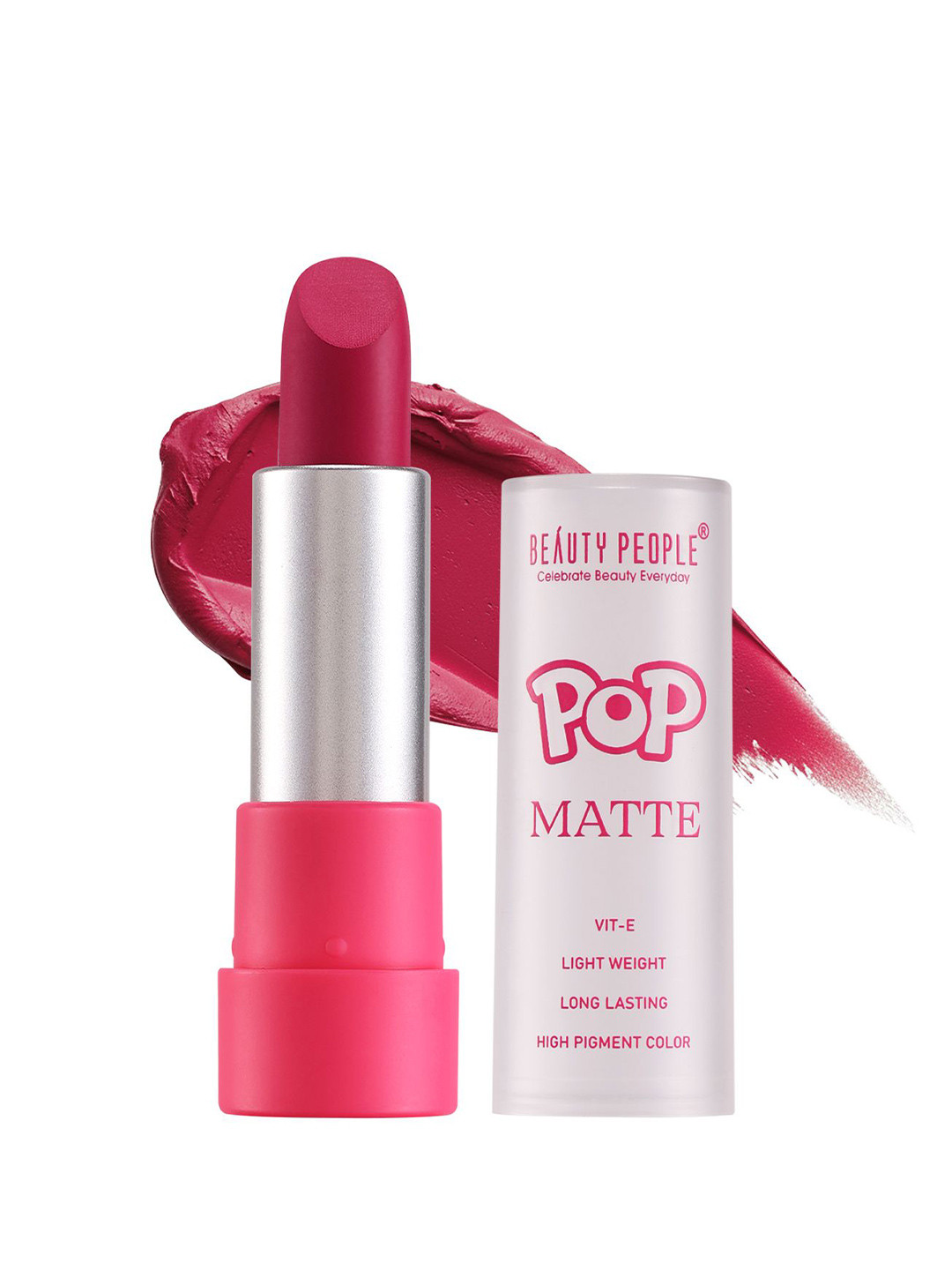 Beauty People Pop Matte Long Lasting Lipstick 3.8 g - Rosewood Rush 03