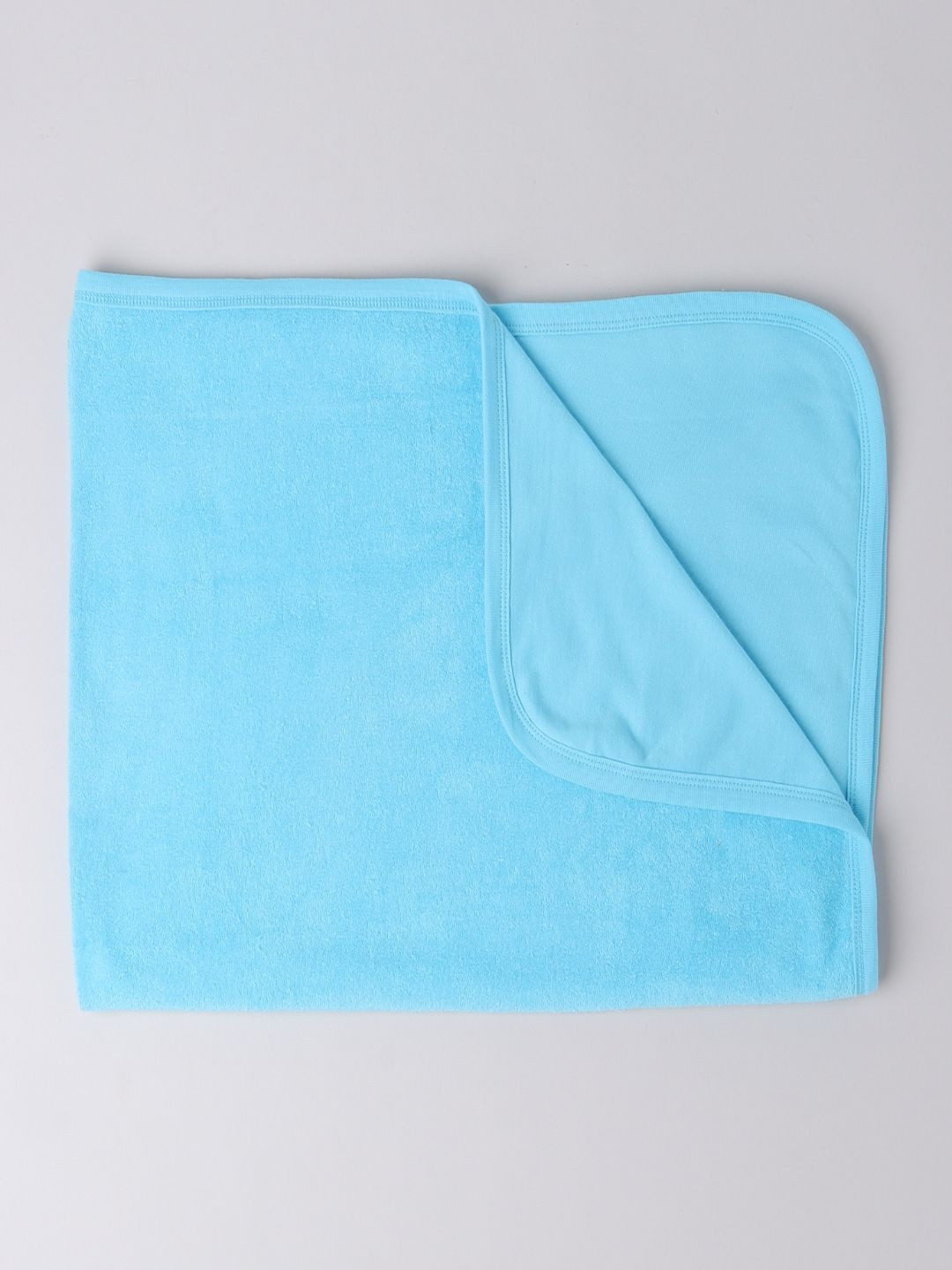Baby Eli Blue 1 Terry Cotton 300 GSM  Quick Dry Soft Baby Bath Towel