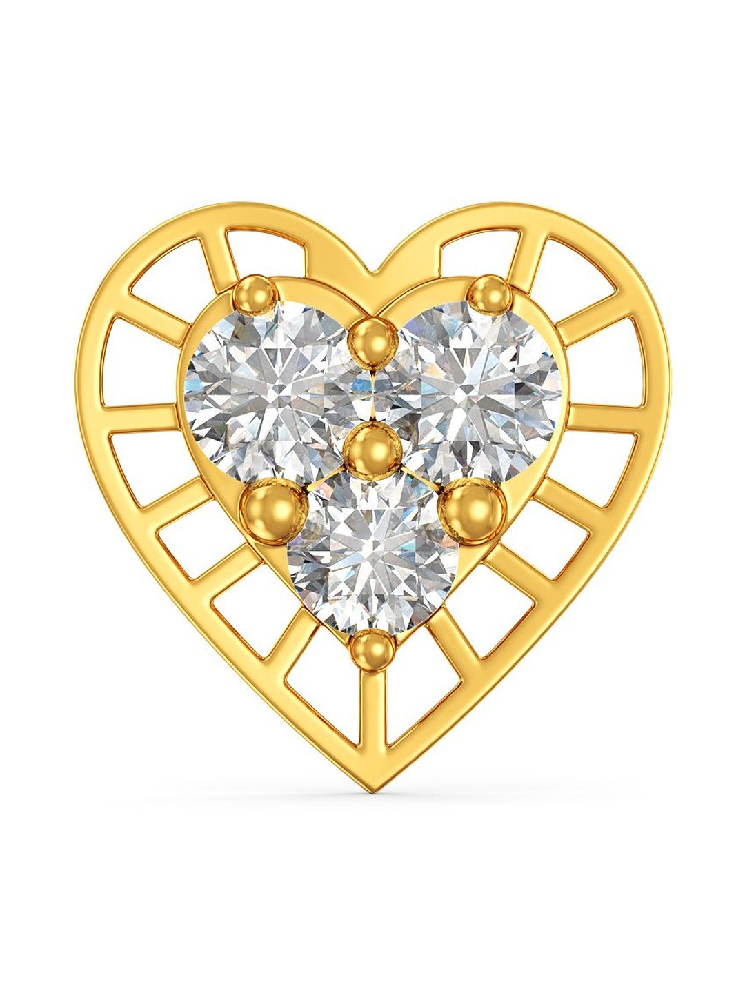 Joyalukkas Women 22 KT Affection Gold Nosepin - 0.35 g