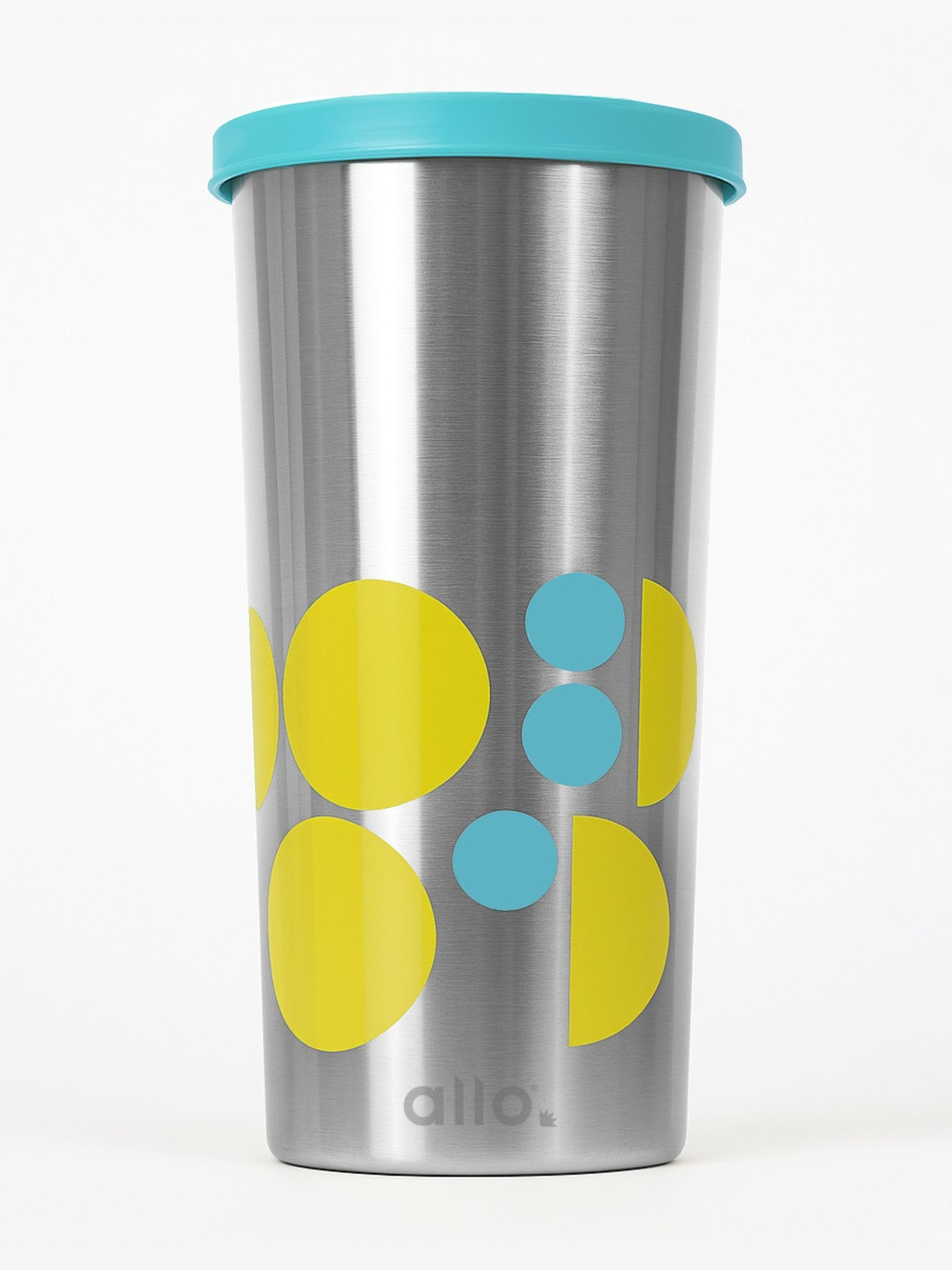 Allo Blue Stainless Steel Leak Proof Rust Free Tumbler with Lid 450 ml
