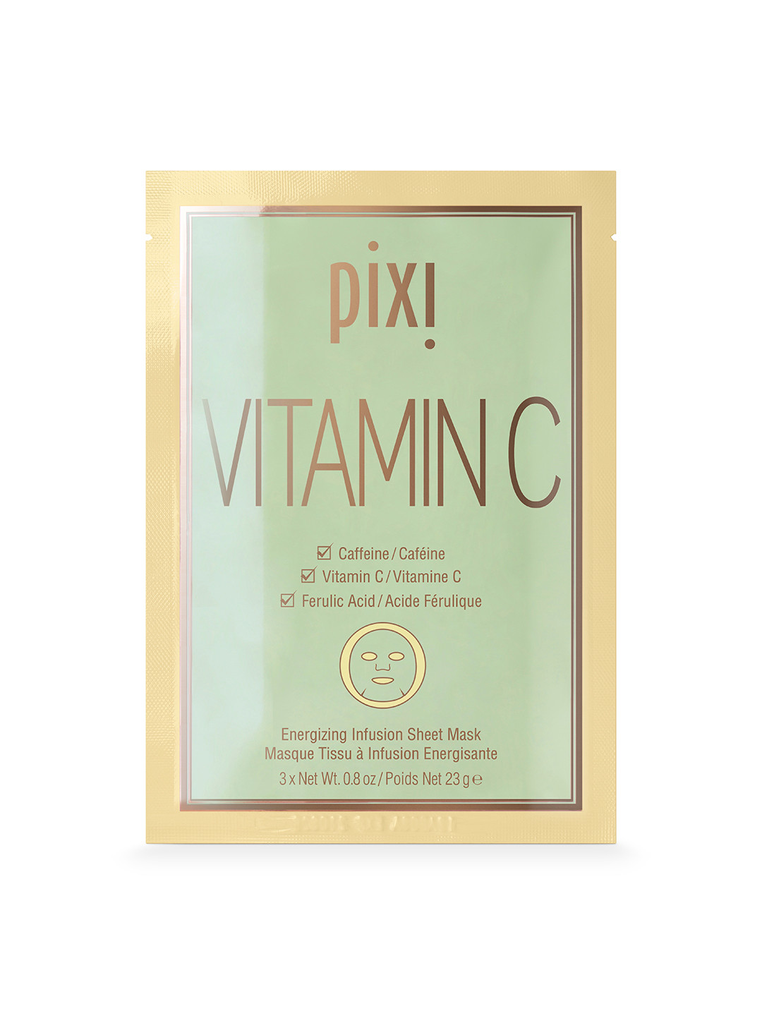 Pixi Set of 3 Collagen Boosting Volume Sheet Mask 23g