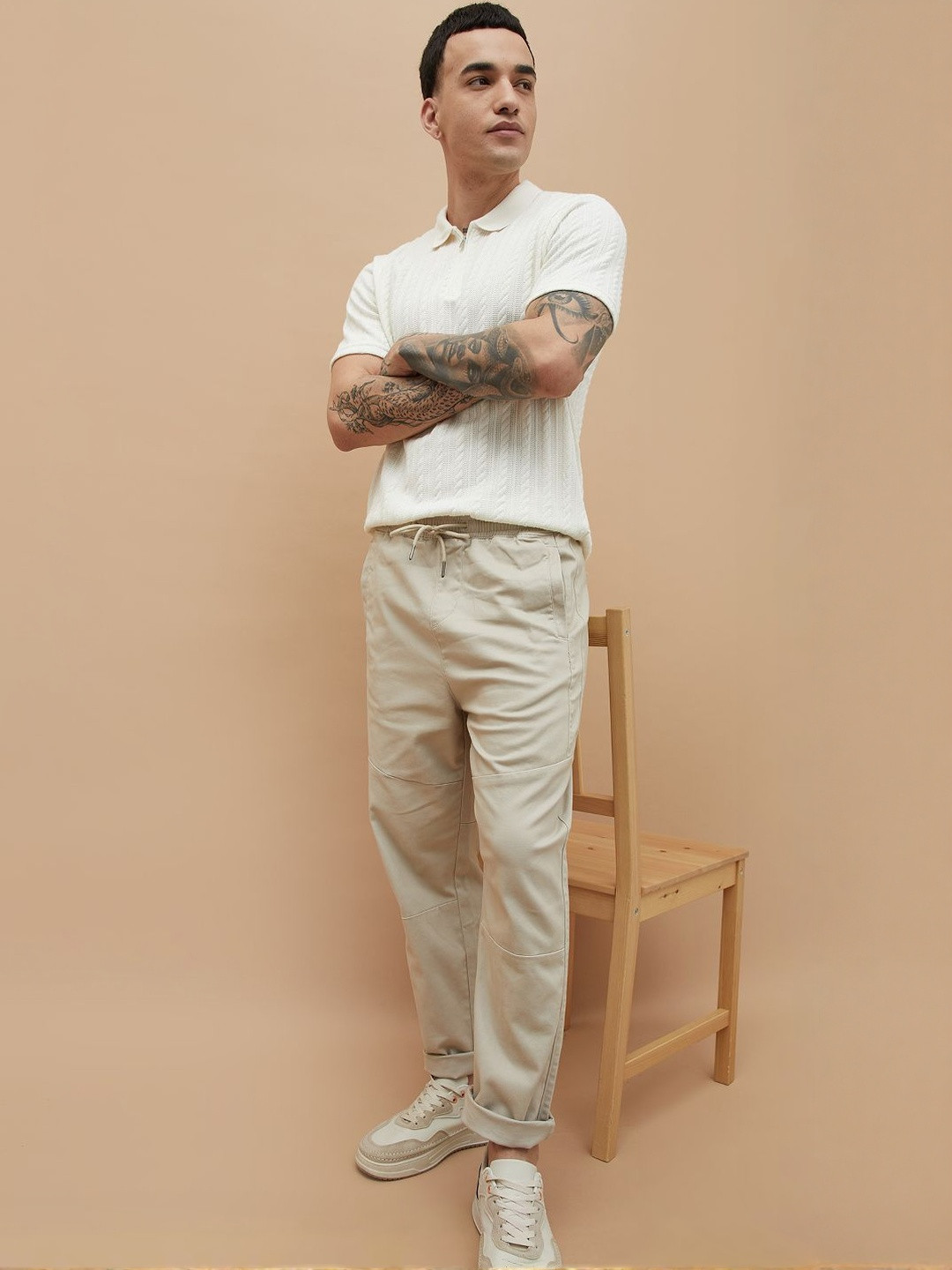 Forca by Lifestyle Men Easy Wash Trousers