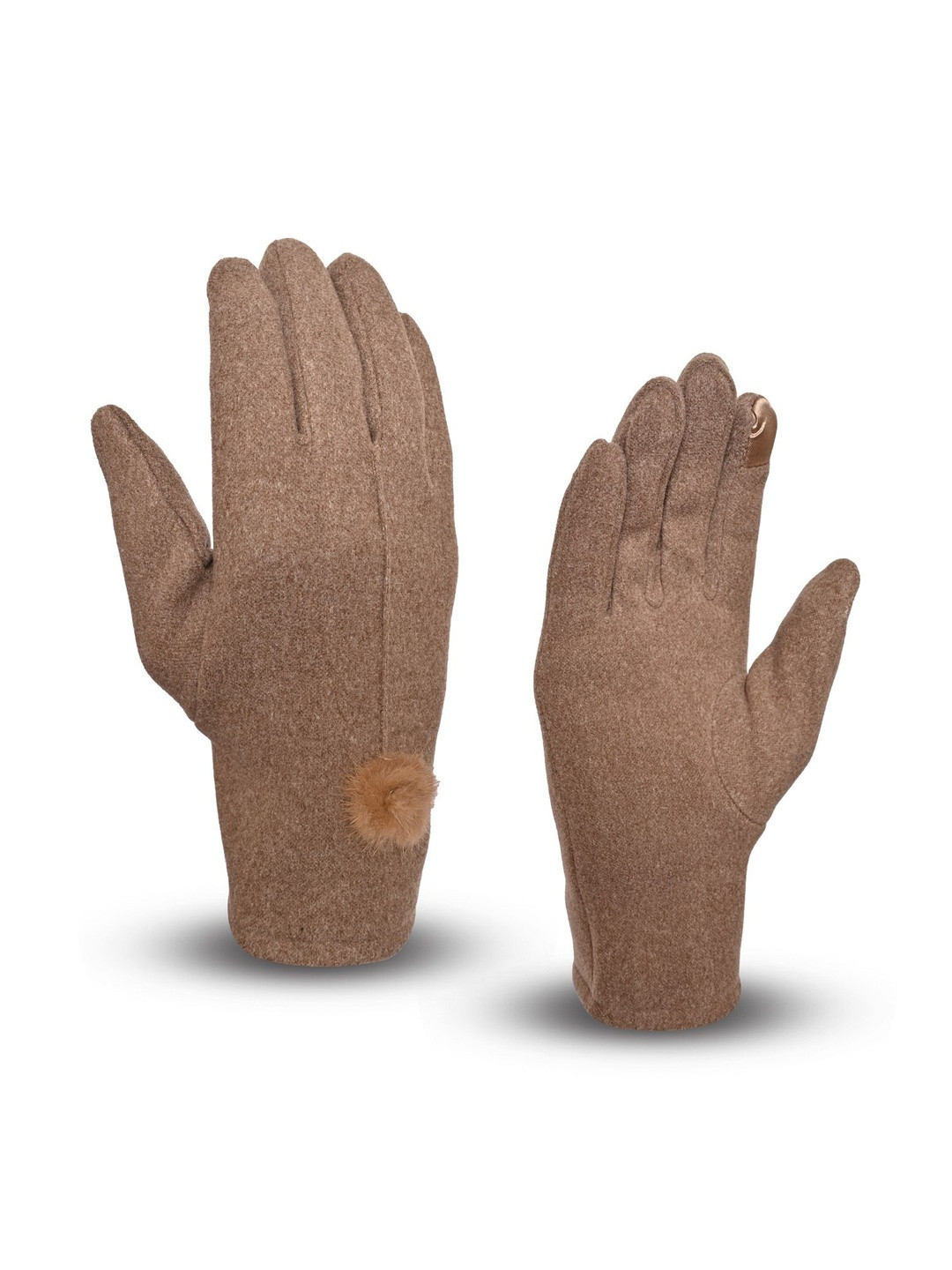 LOOM LEGACY Women Solid Acrylic Snow-Proof Touch Screen Soft Winter Gloves