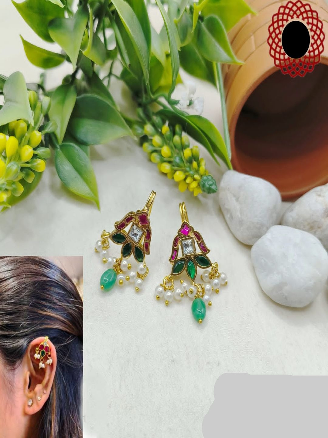 GRIIHAM Gold Plated Bugadi Earrings