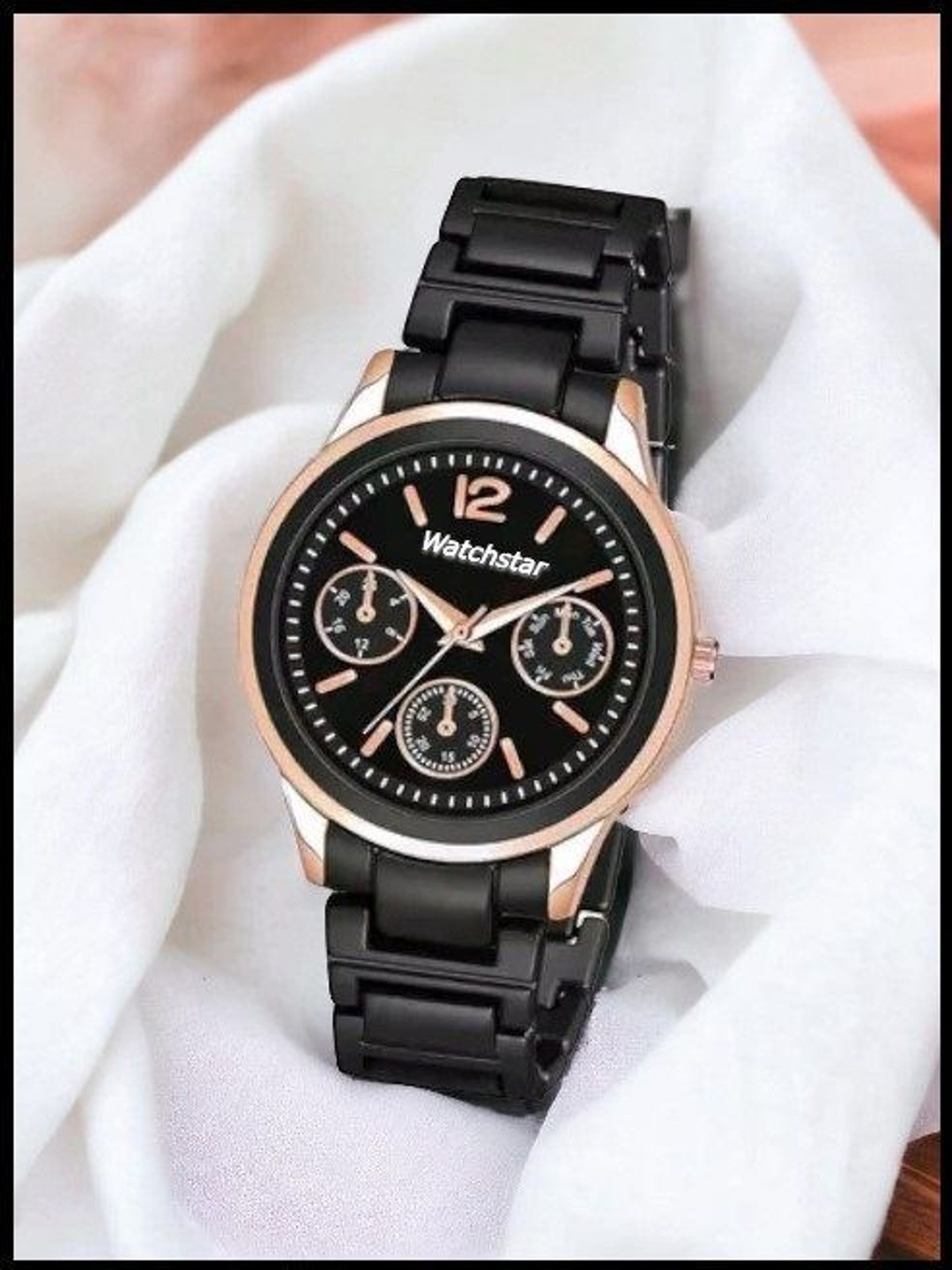 WATCHSTAR Women Dial & Straps Analogue Watch Lowely Black AV