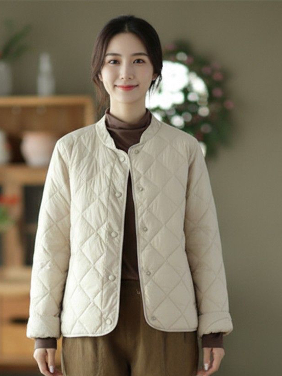 Mast & Harbour Women Acrylic Padded Long Sleeves Jacket