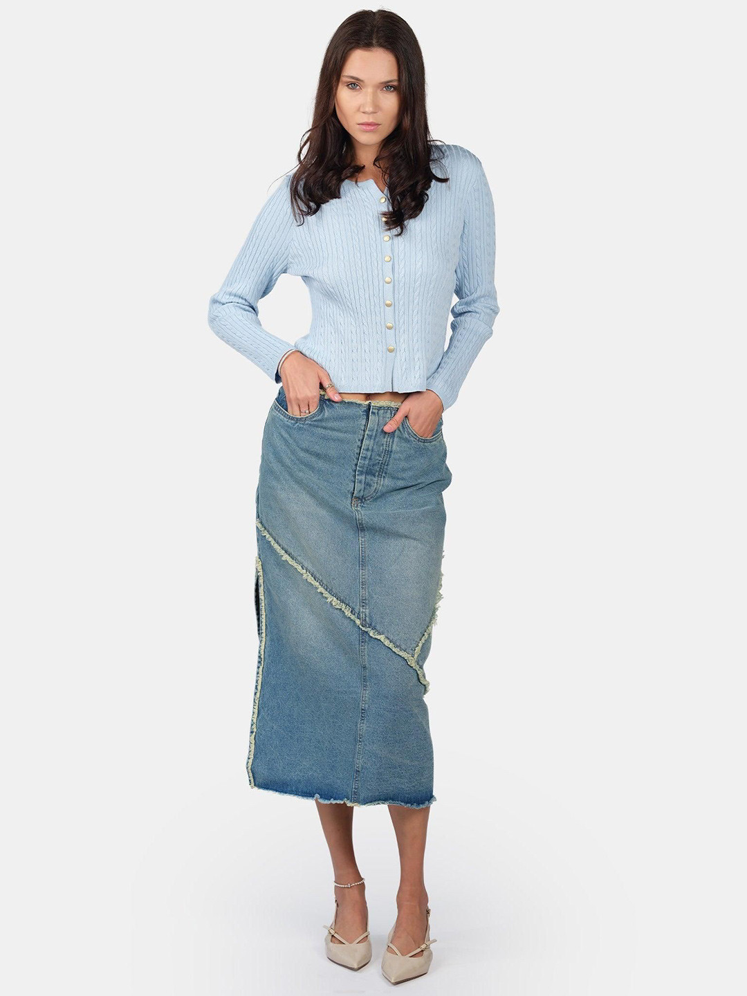 Virgio Women Viscose Rayon Round Neck Regular Long Sleeves Sweater