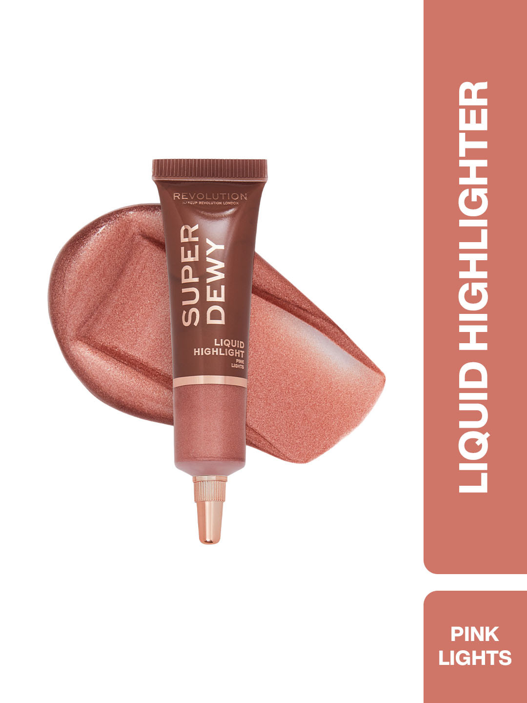 Makeup Revolution London Superdewy Vegan Liquid Highlighter 5 ml - Pink Lights