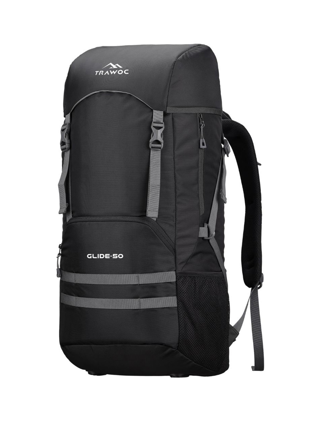TRAWOC GLIDE Solid 50L Backpack For Trekking Hiking & Everyday Travel