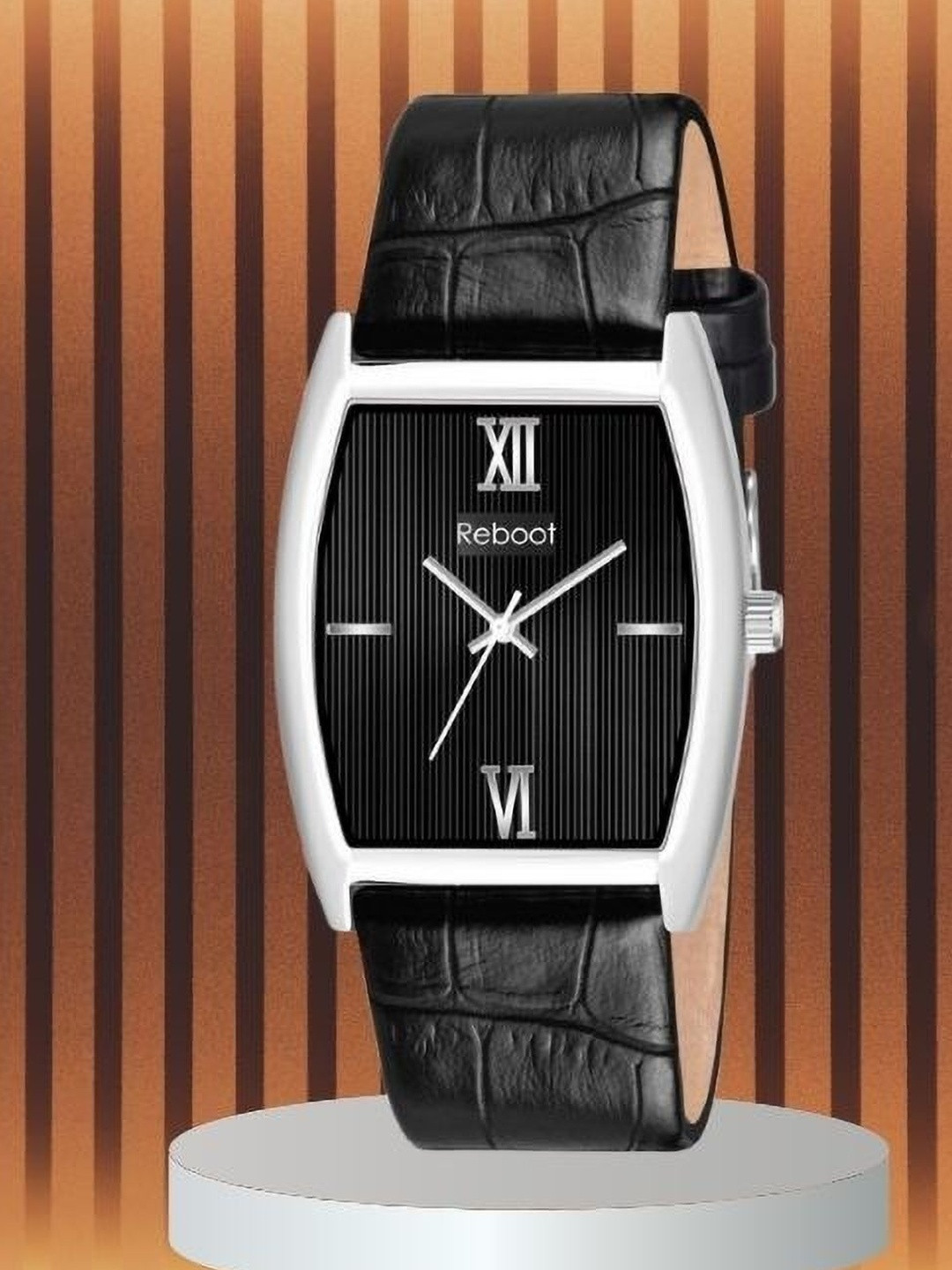 REBOOT Men Textured Dial & Stainless Steel Straps Analogue Watch NEW46-111 SLIM