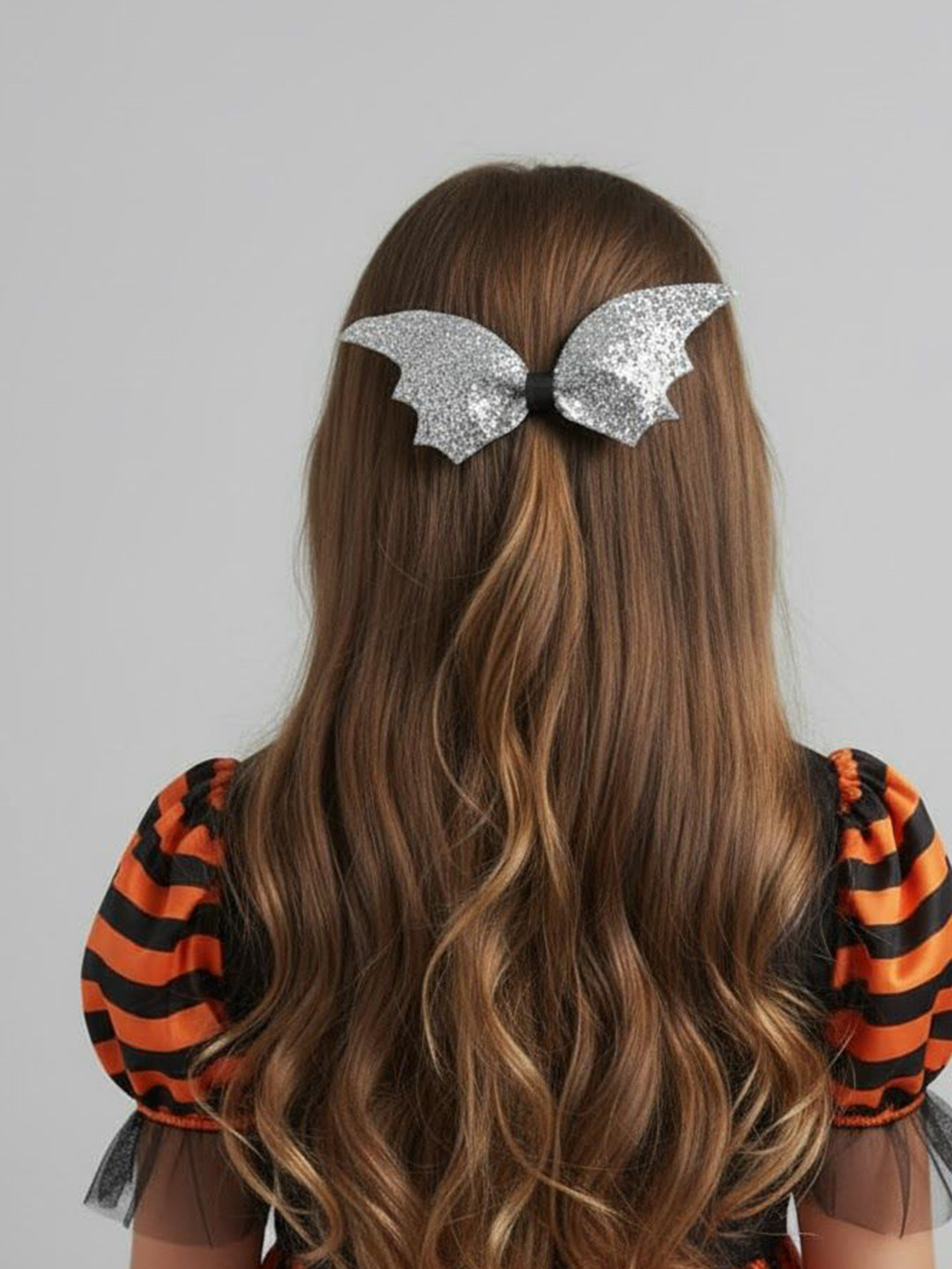 RAINMEBOWS Girls Halloween Bow Alligator Hair Clip