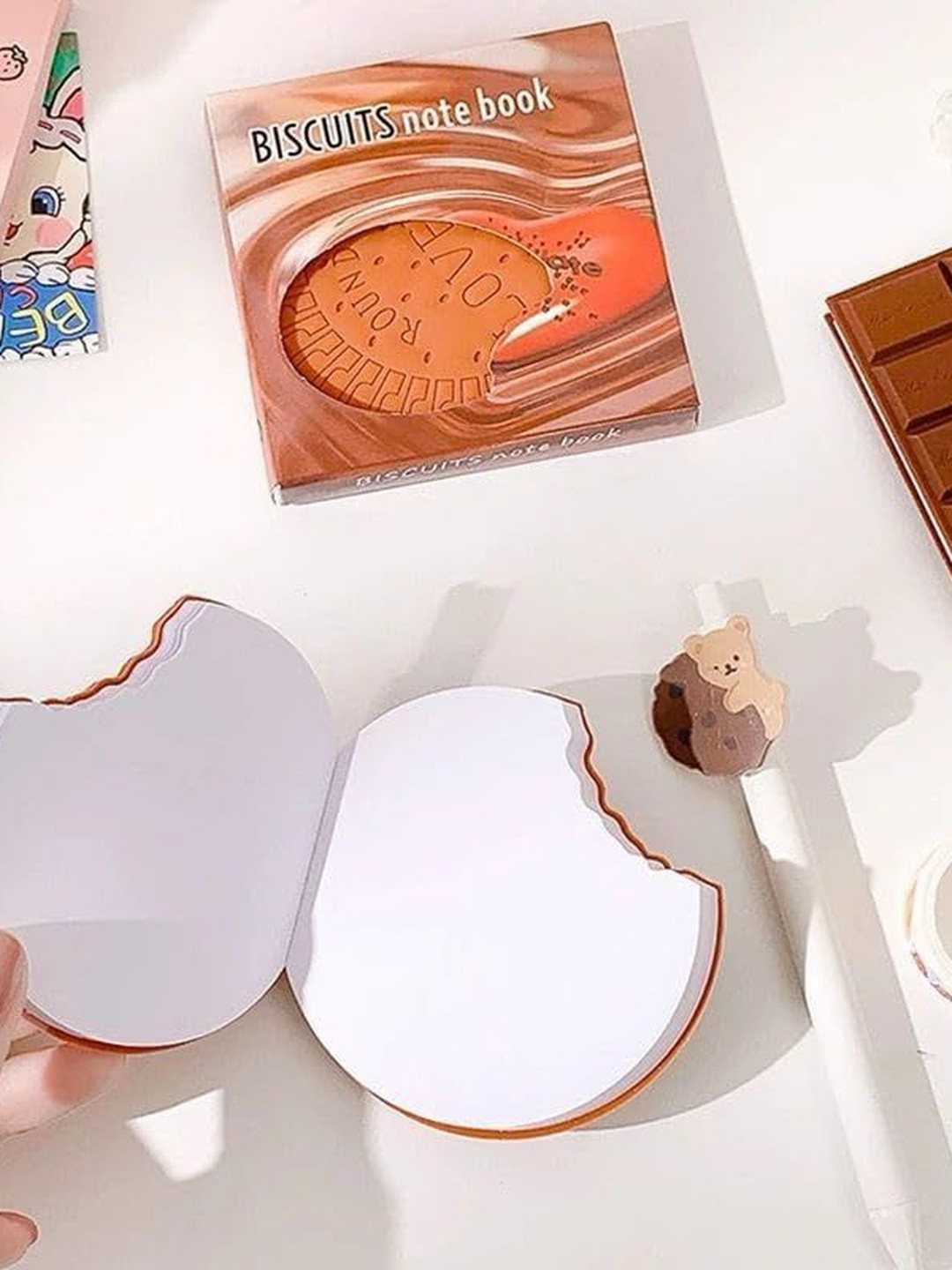 VR Creatives Kids Biscuit Fragrance Shaped Notebook Stationery