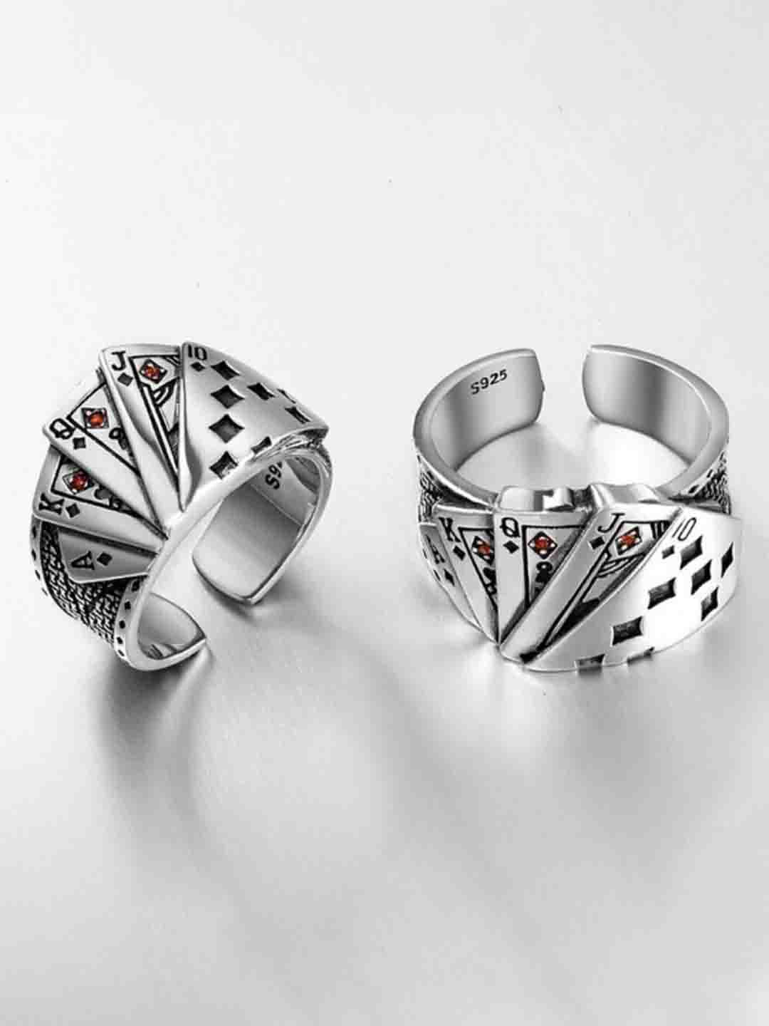 Teeragaj Set Of 2 Tass Finger Rings