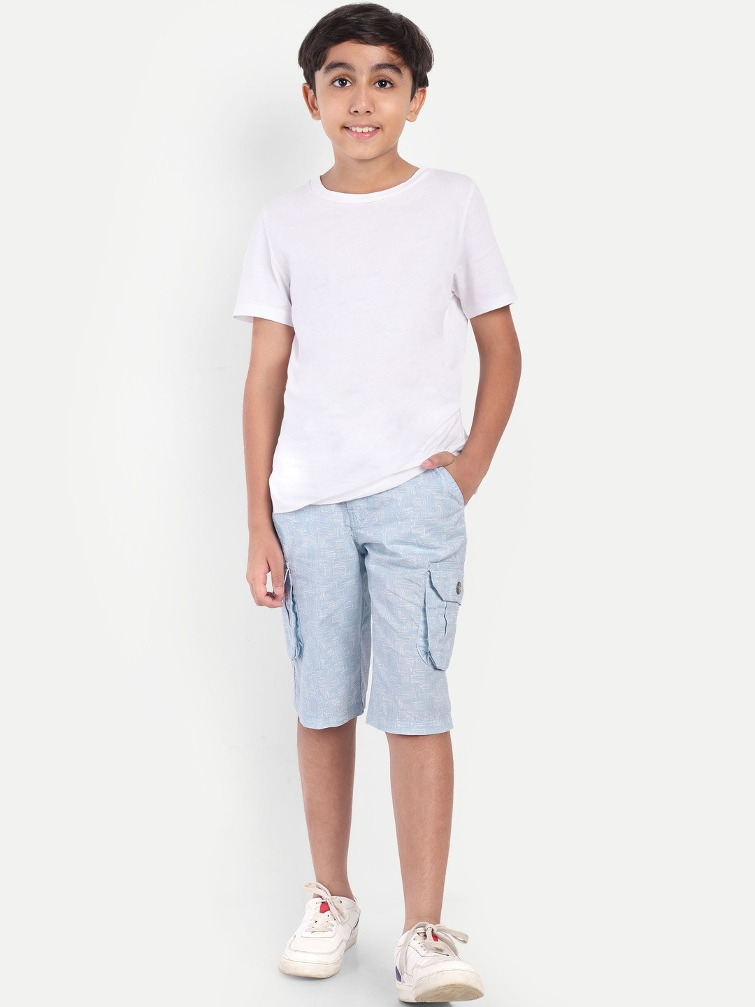 PUPPET-NX Boys Abstract Printed Running Knee Length Shorts