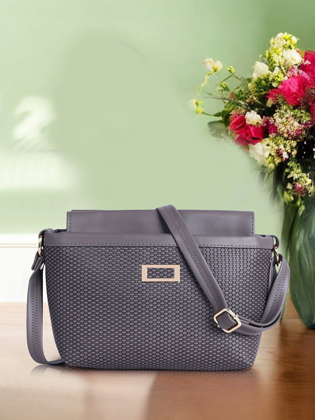 NORVE Textured Cross body Sling Bag