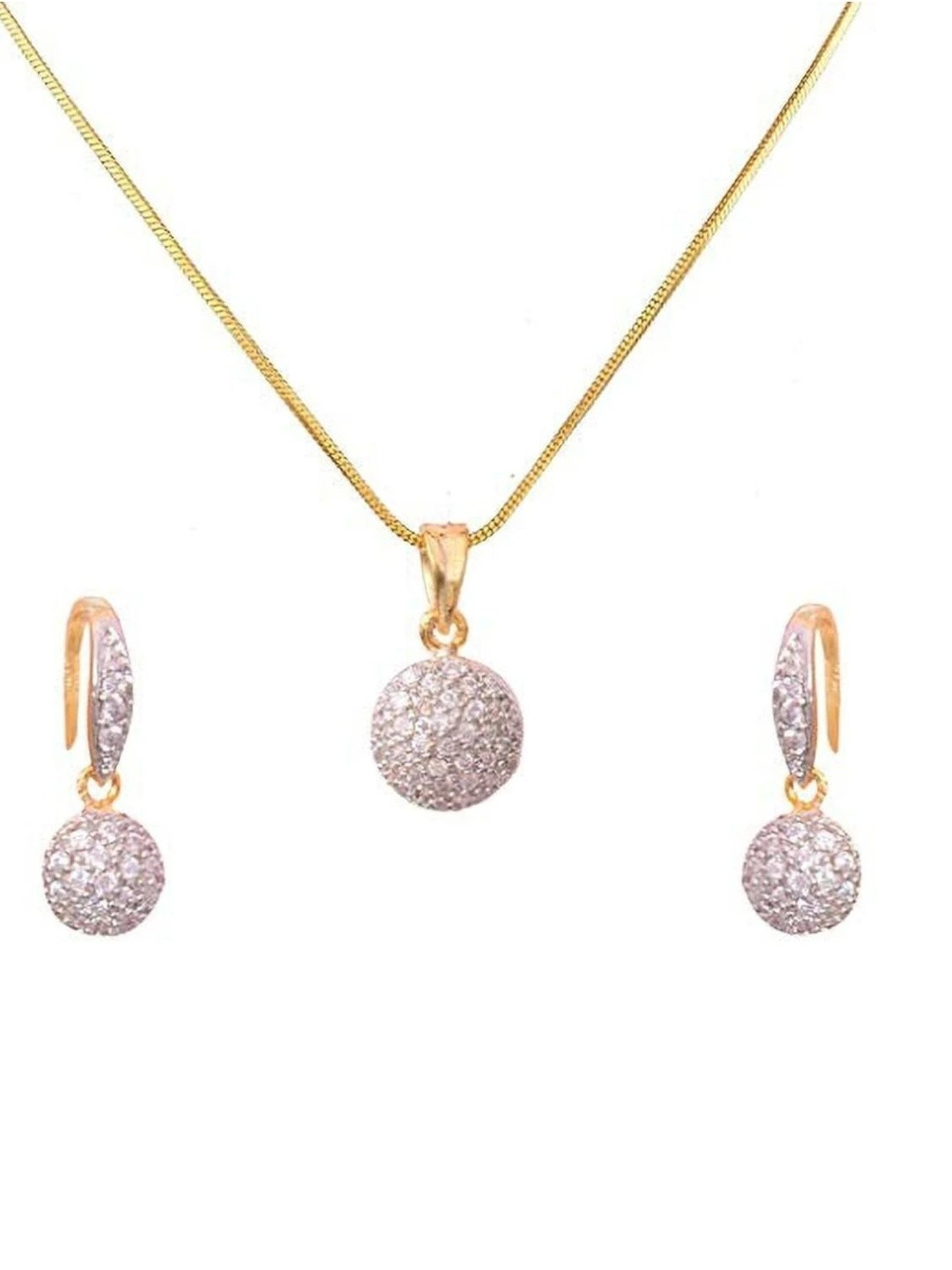 SSN Global Stone-Studded Jewellery Set