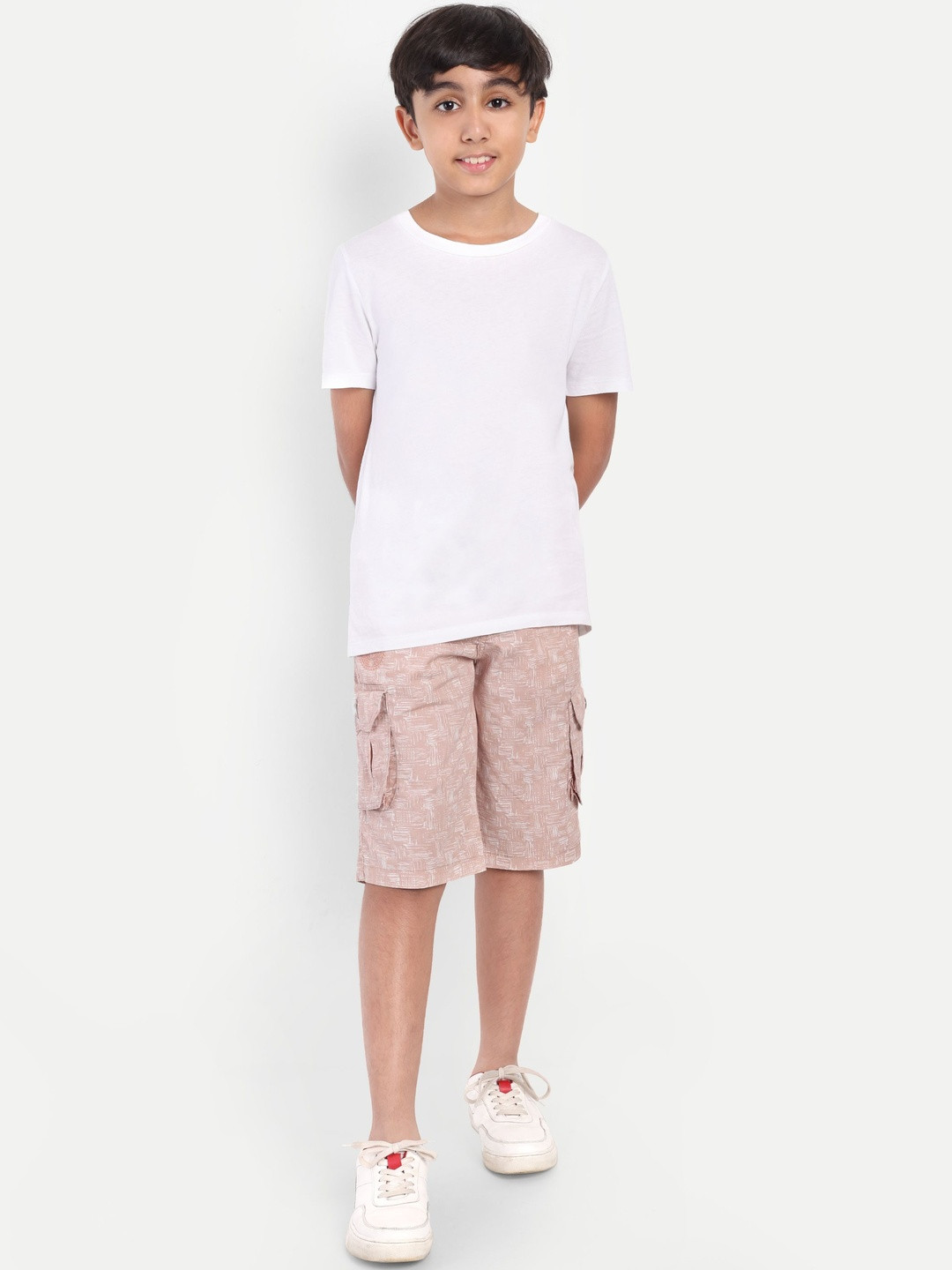 PUPPET-NX Boys Abstract Printed Running Knee Length Shorts