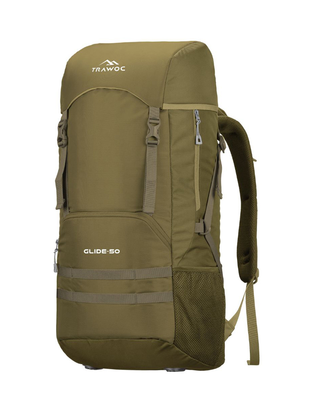 TRAWOC GLIDE Solid 50L Backpack For Trekking Hiking & Everyday Travel