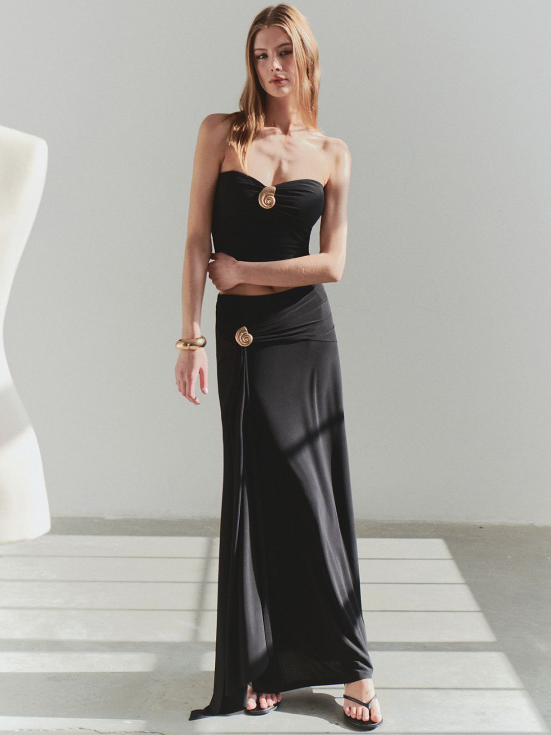 Trendyol A-Line Mid Rise Maxi Skirt