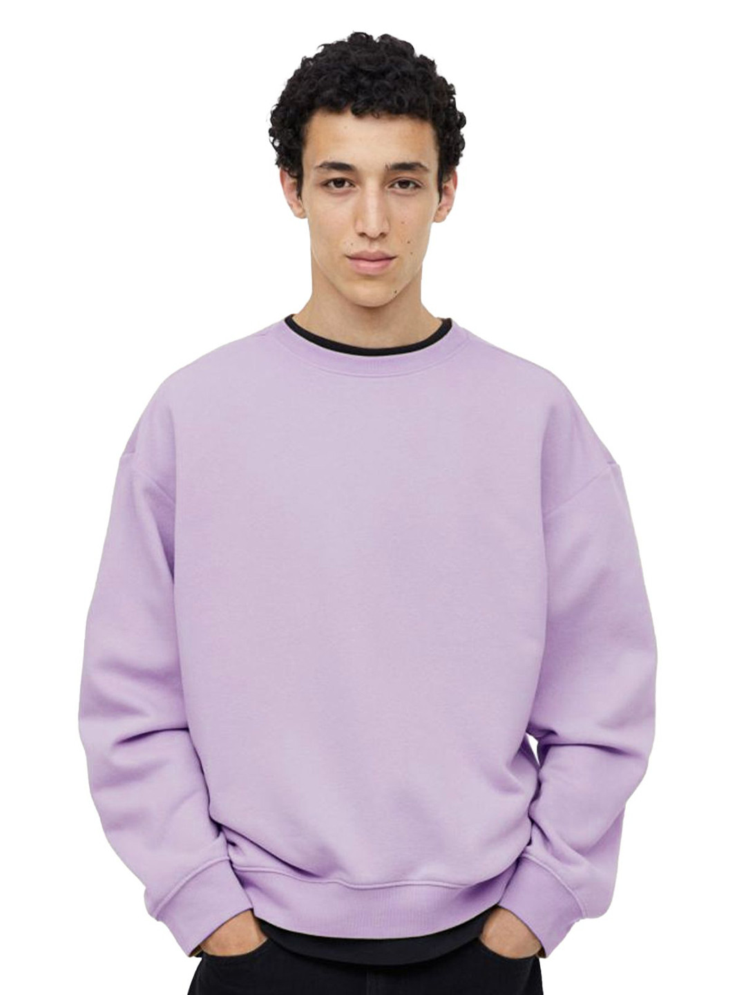 SONIBROS Men Soni Bros Purple Wool Blend Full Sleeves Sweatshirt