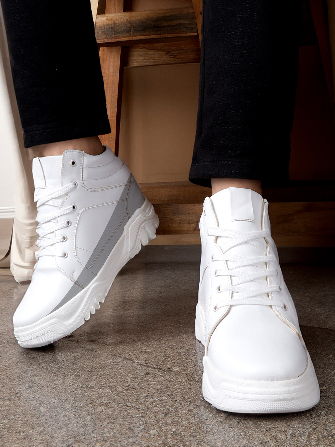 Bxxy Men High-Top Elevator Sneakers