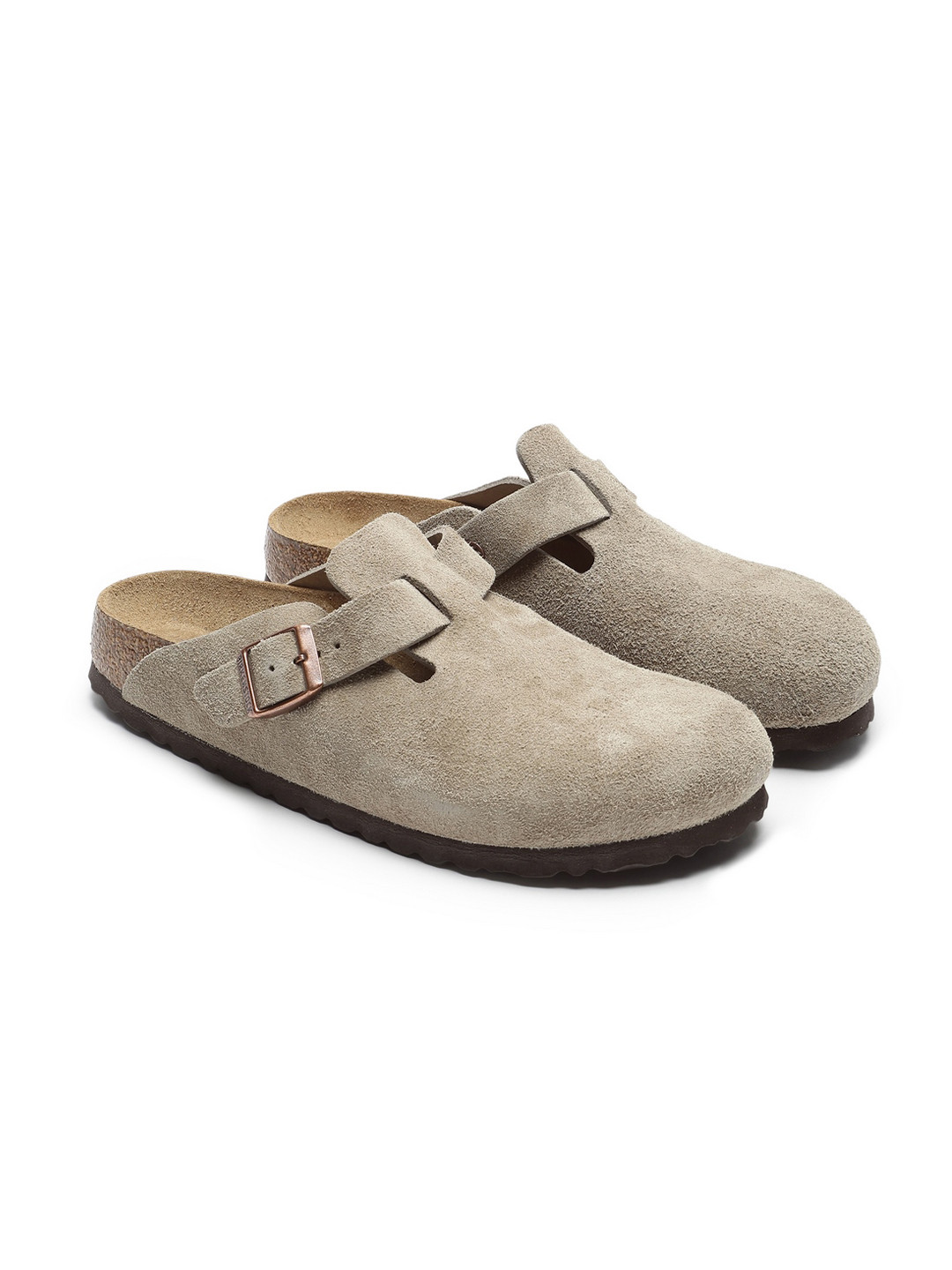 Birkenstock Unisex Boston Soft Narrow Width Suede Comfort Sandals