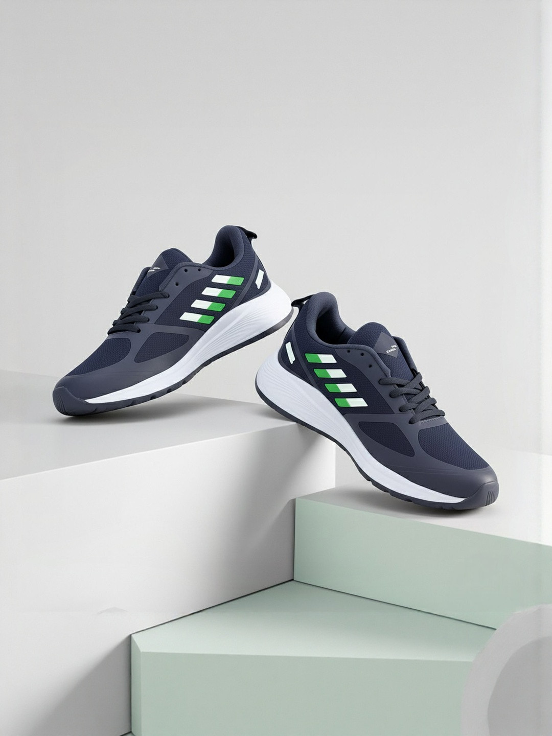 HOTSTYLE Blue Mesh Upper Eva Sole Sports Running Shoe For Men