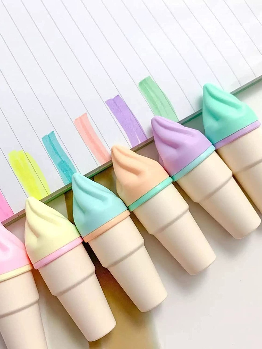 VR Creatives Kids Set Of 6 Solid Colours Stationery