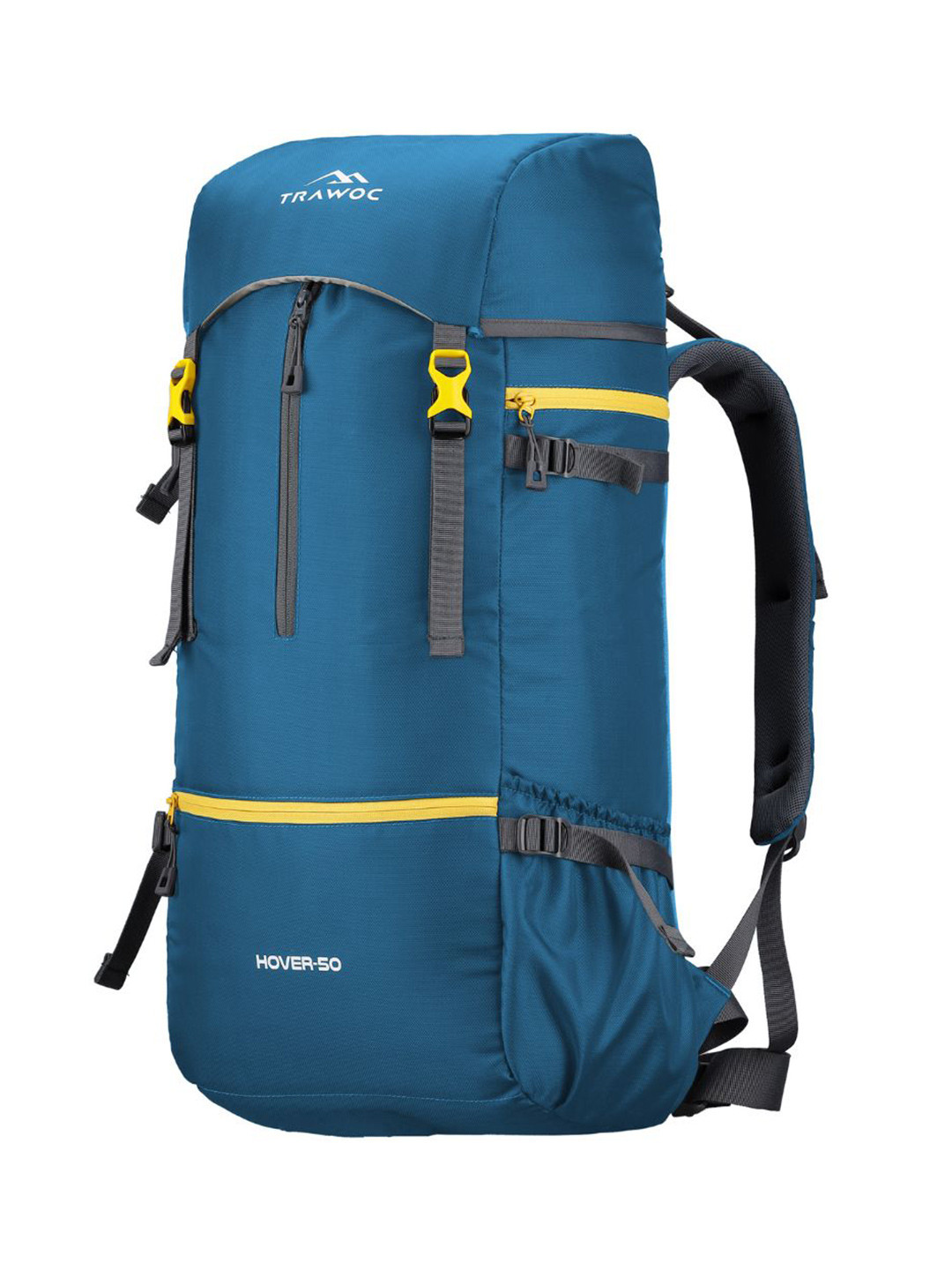 TRAWOC HOVER Solid 50L Rucksack For Trekking Hiking & Travel
