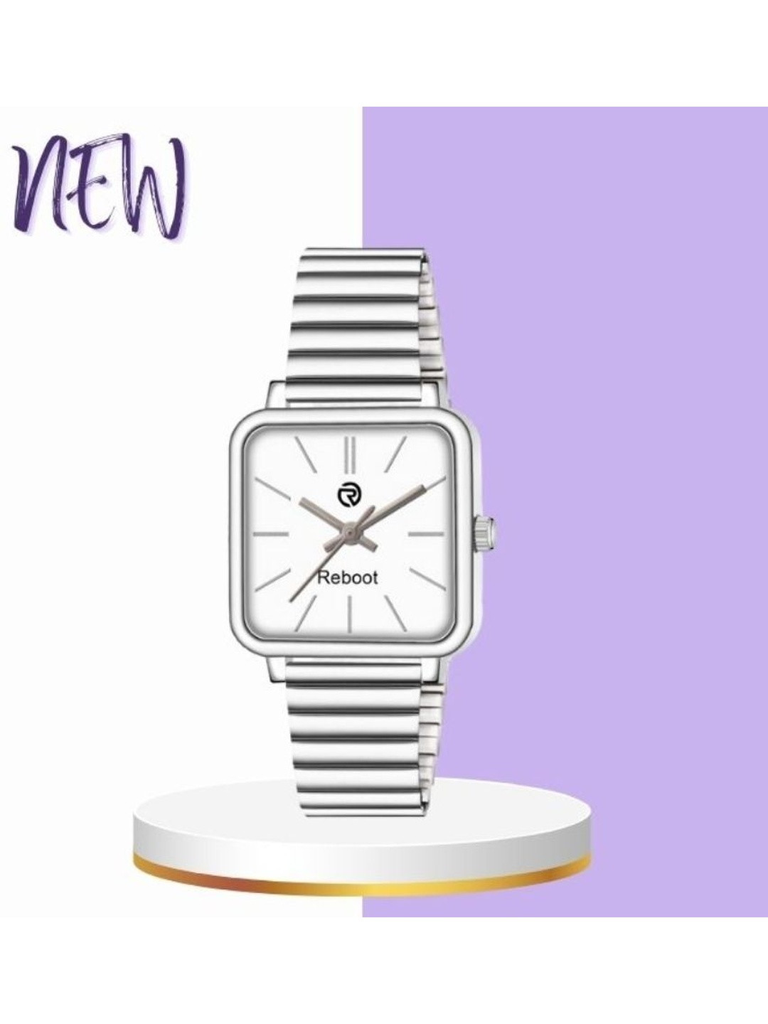 REBOOT Men Stainless Steel Bracelet Style Analogue Watch New10_152 Chuan White Designer